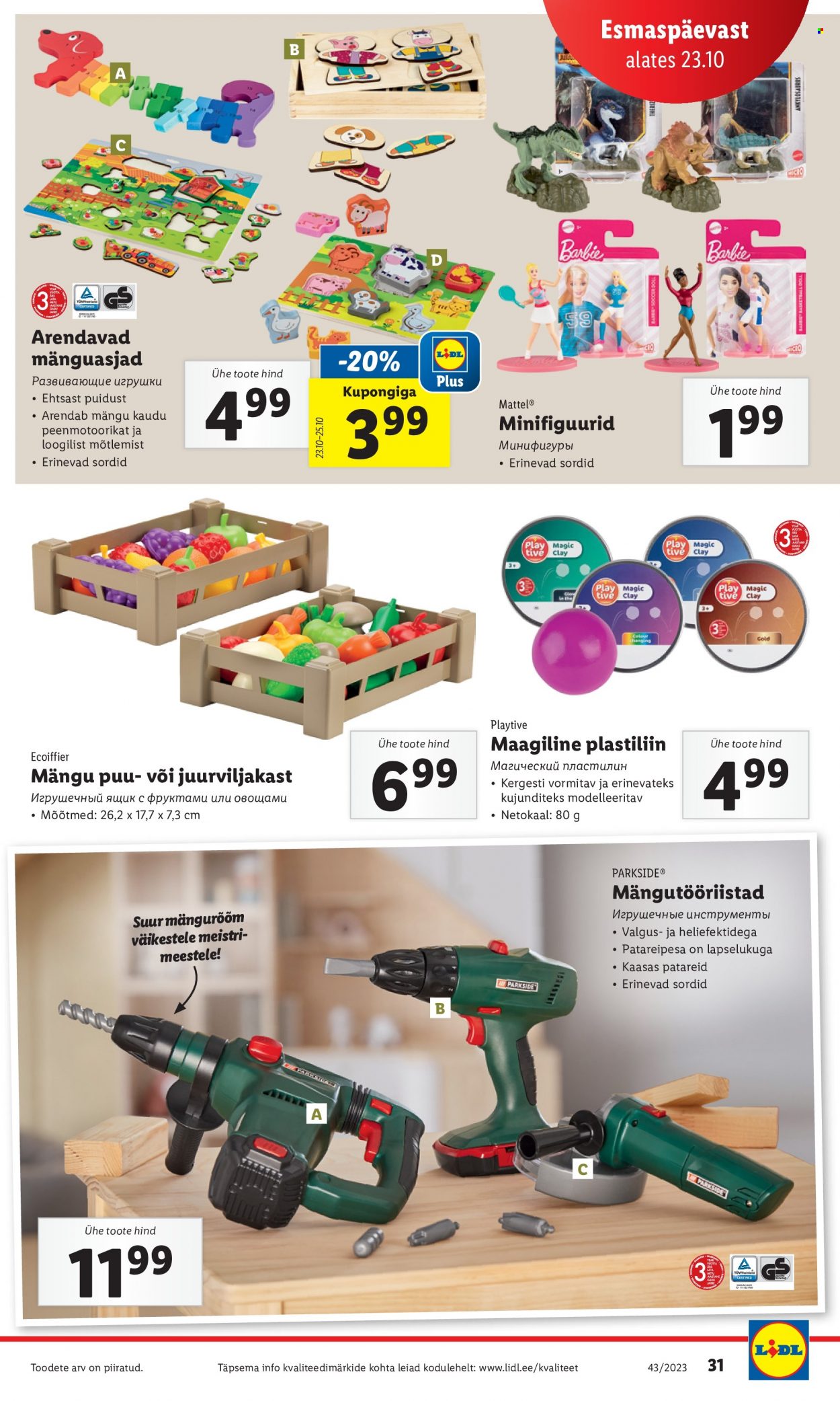 Lidl kliendileht - 23.10.2023 - 29.10.2023. Lehekülg 31