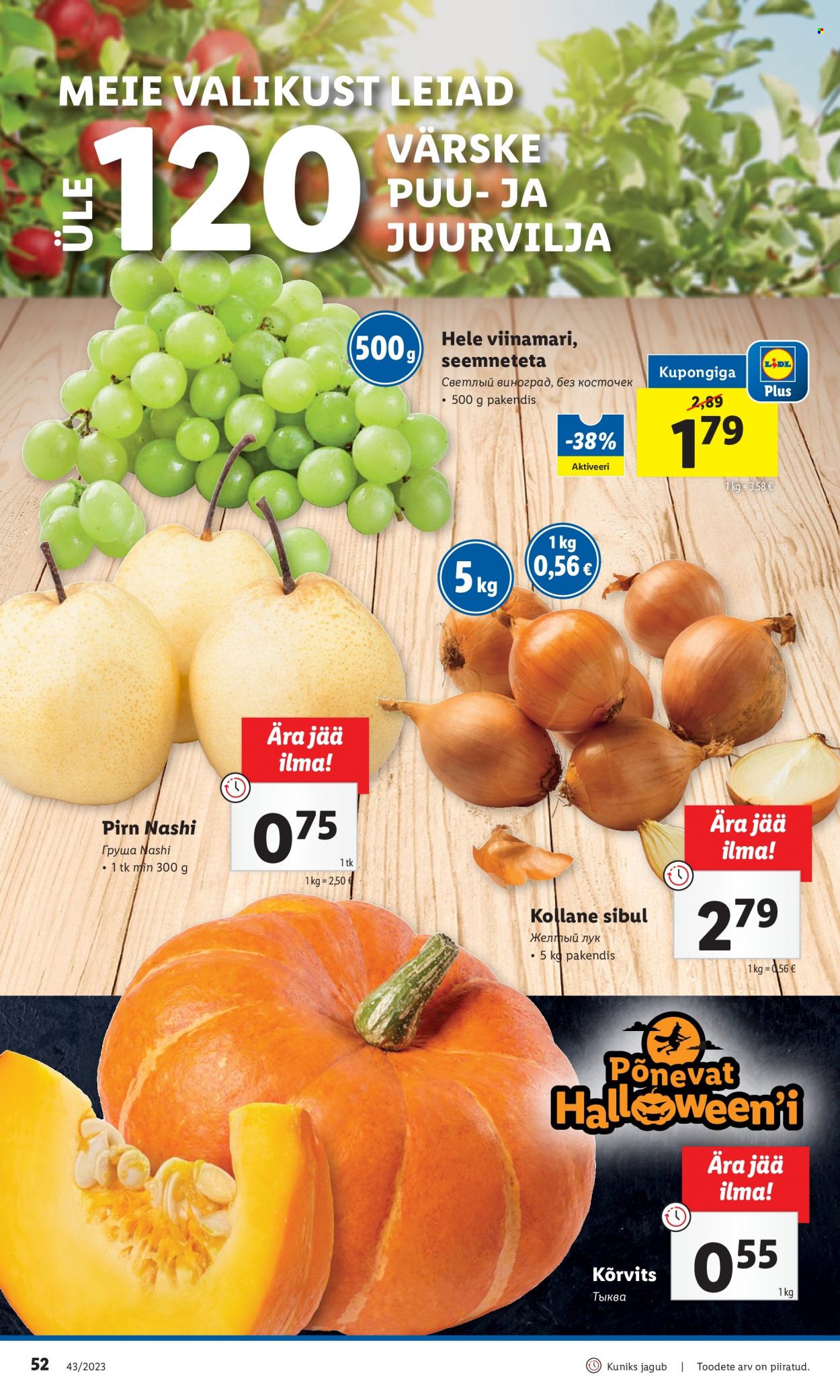 Lidl kliendileht - 23.10.2023 - 29.10.2023. Lehekülg 52