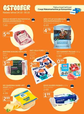 Kaupluse Coop kliendileht - 24.10.2023 - 30.10.2023.