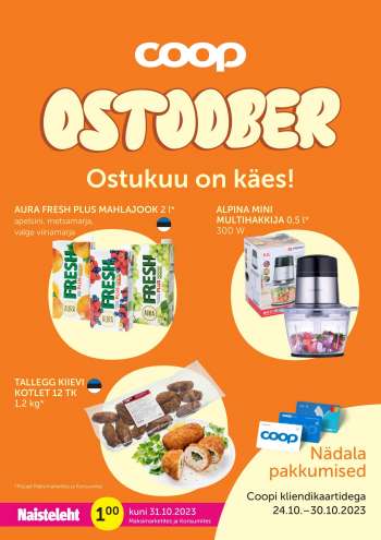 Kaupluse Coop kliendileht - 24.10.2023 - 30.10.2023.