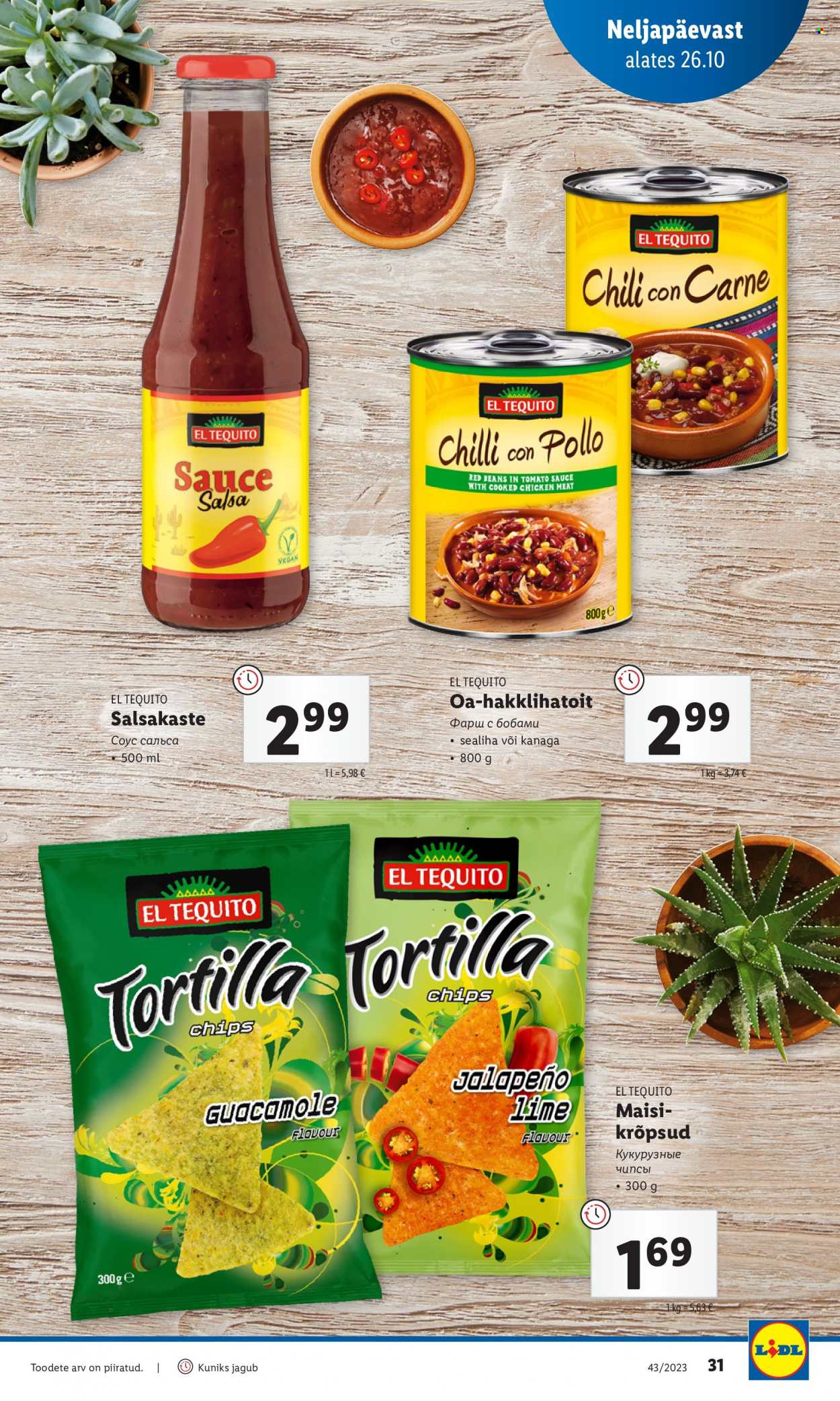 Lidl kliendileht - 26.10.2023 - 29.10.2023. Lehekülg 31