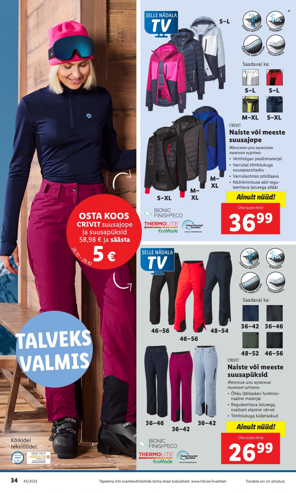 Lidl kliendileht - 26.10.2023 - 29.10.2023. Lehekülg 34