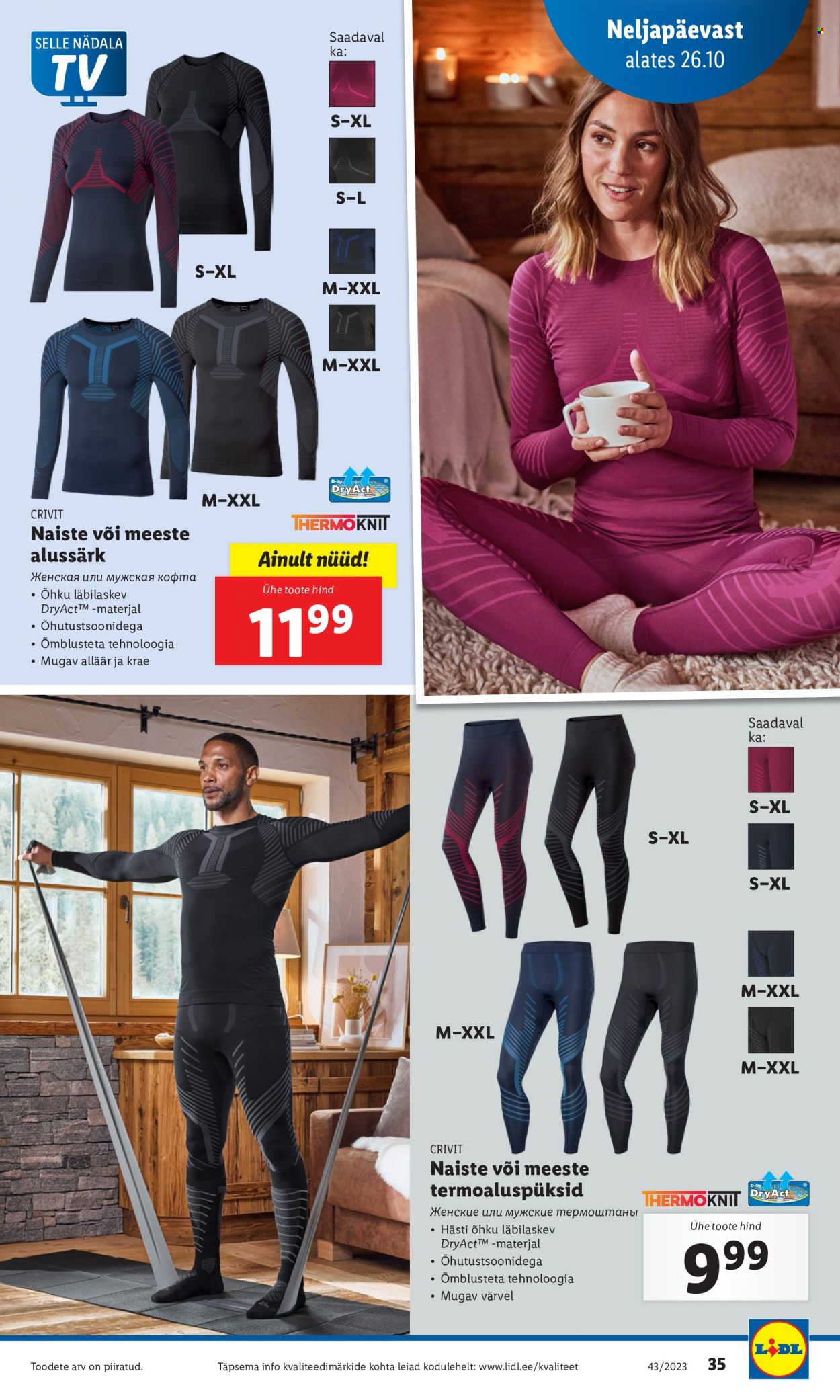 Lidl kliendileht - 26.10.2023 - 29.10.2023. Lehekülg 35