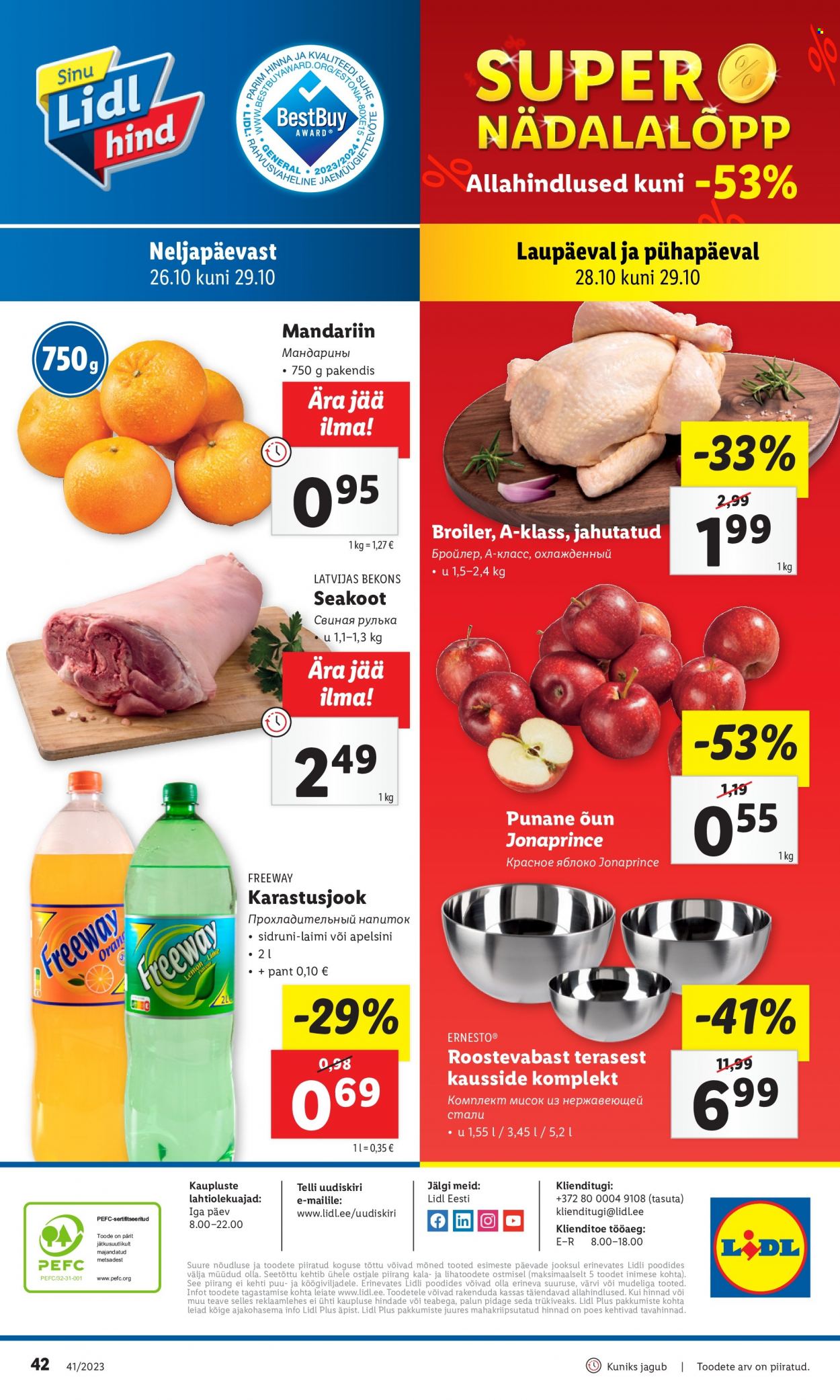 Lidl kliendileht - 26.10.2023 - 29.10.2023. Lehekülg 42