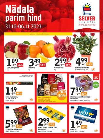 Kaupluse Selver kliendileht - 31.10.2023 - 06.11.2023.