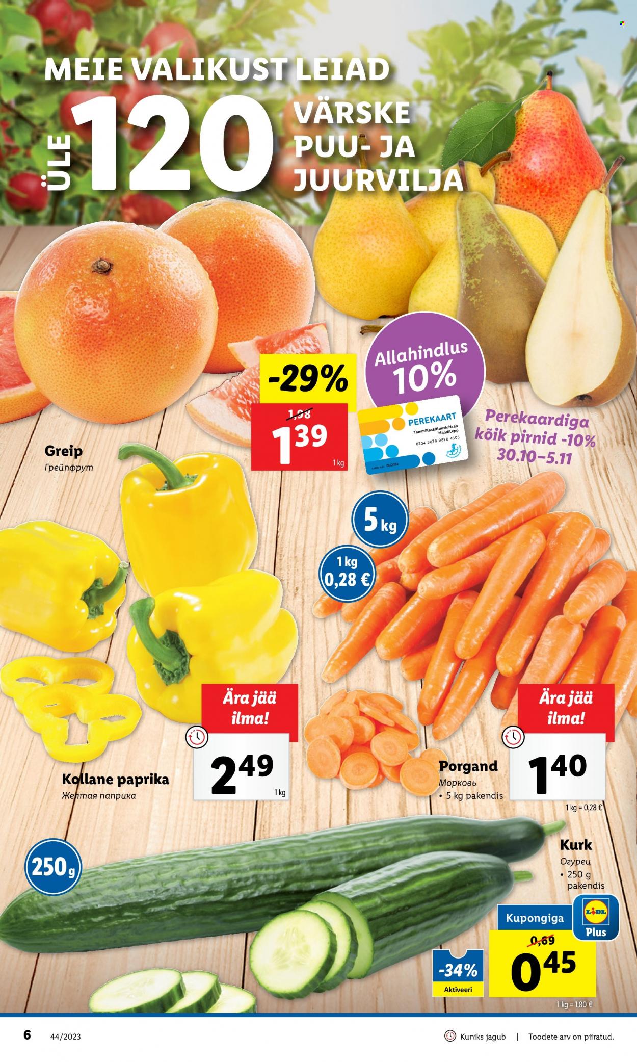 Lidl kliendileht - 02.11.2023 - 05.11.2023. Lehekülg 6