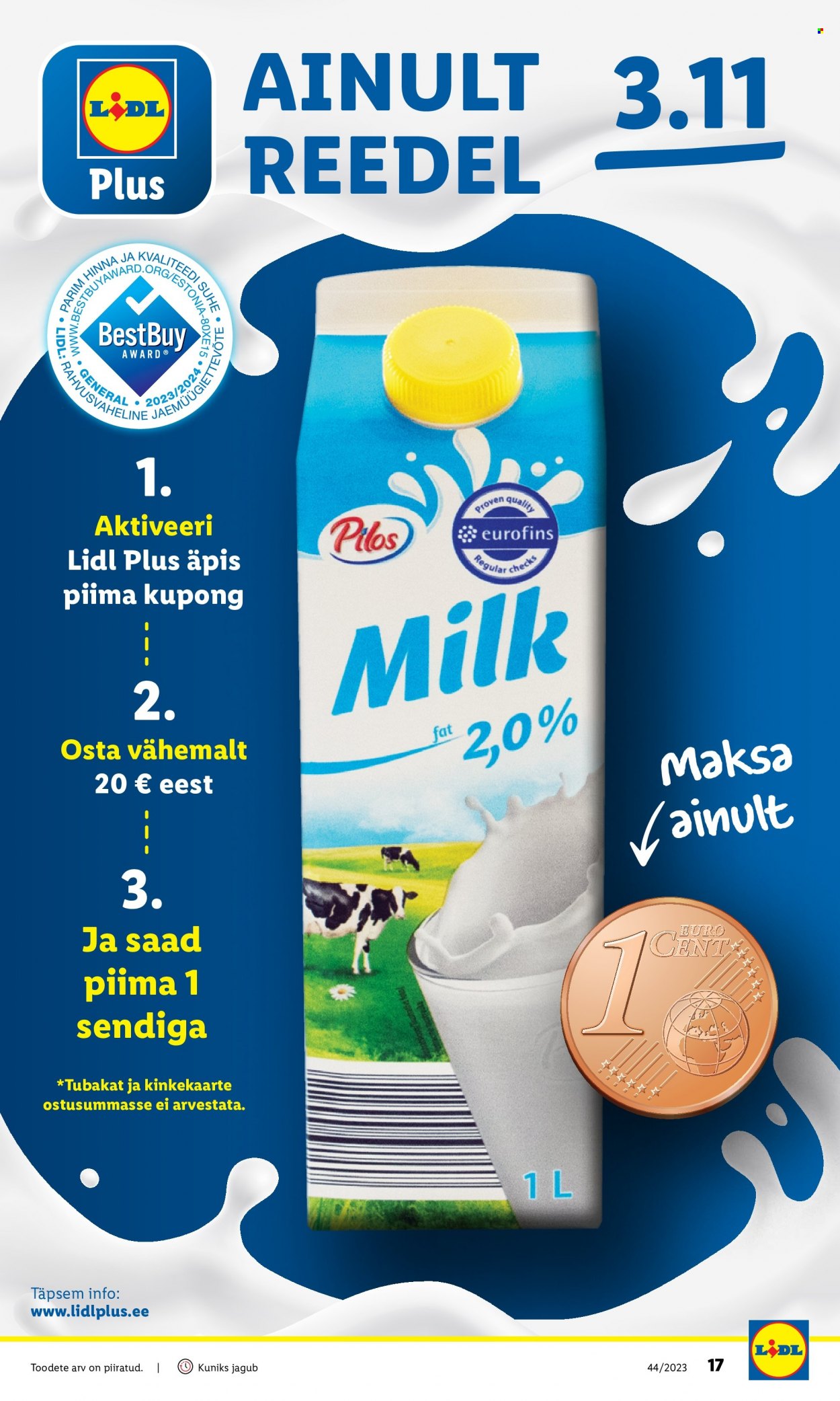 Lidl kliendileht - 02.11.2023 - 05.11.2023. Lehekülg 17