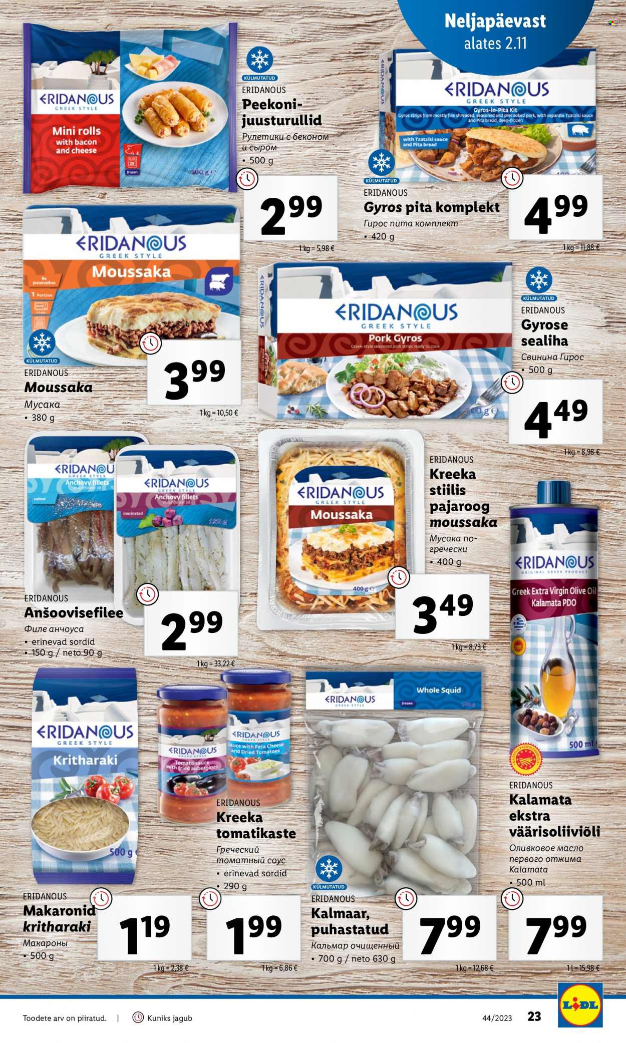 Lidl kliendileht - 02.11.2023 - 05.11.2023. Lehekülg 23