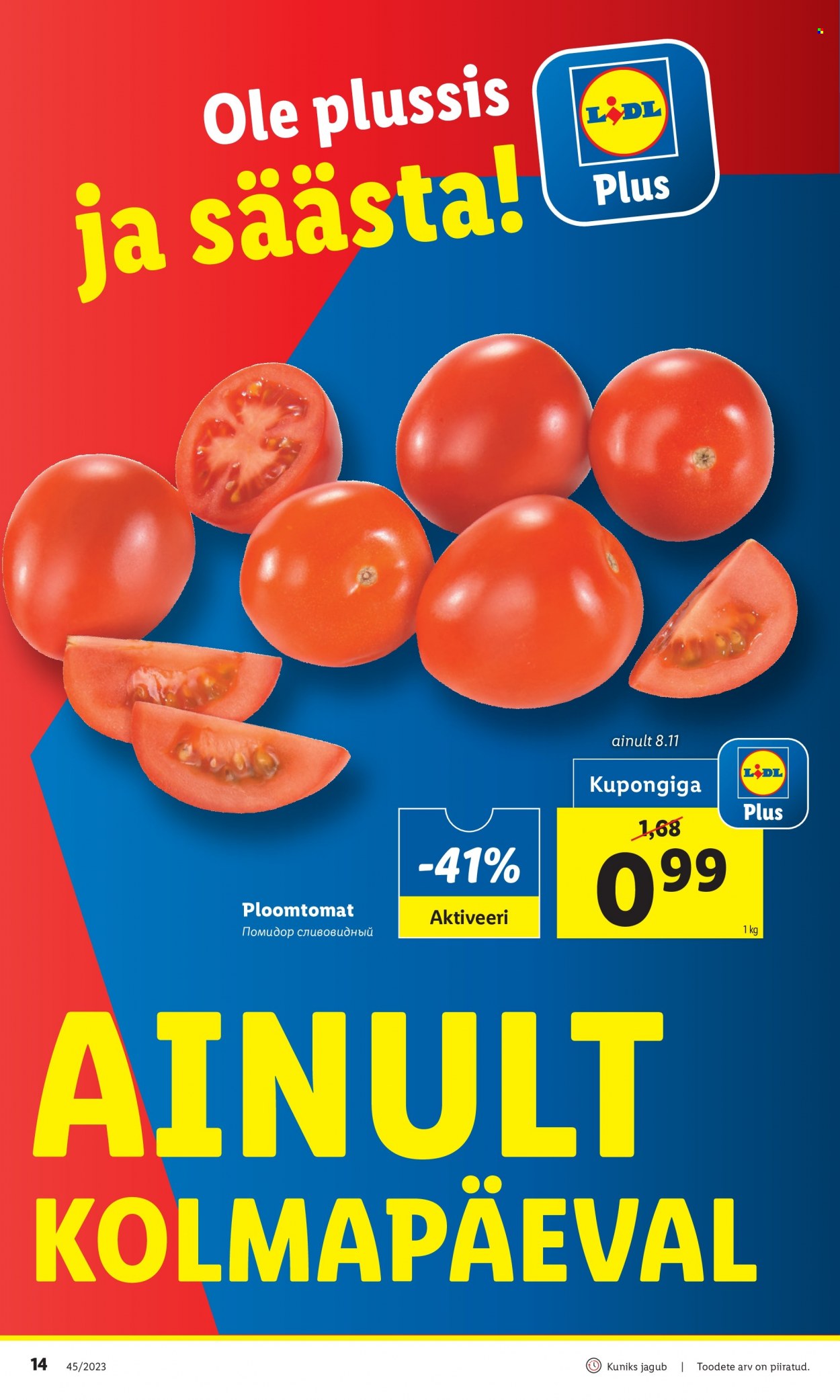Lidl kliendileht - 06.11.2023 - 12.11.2023. Lehekülg 14