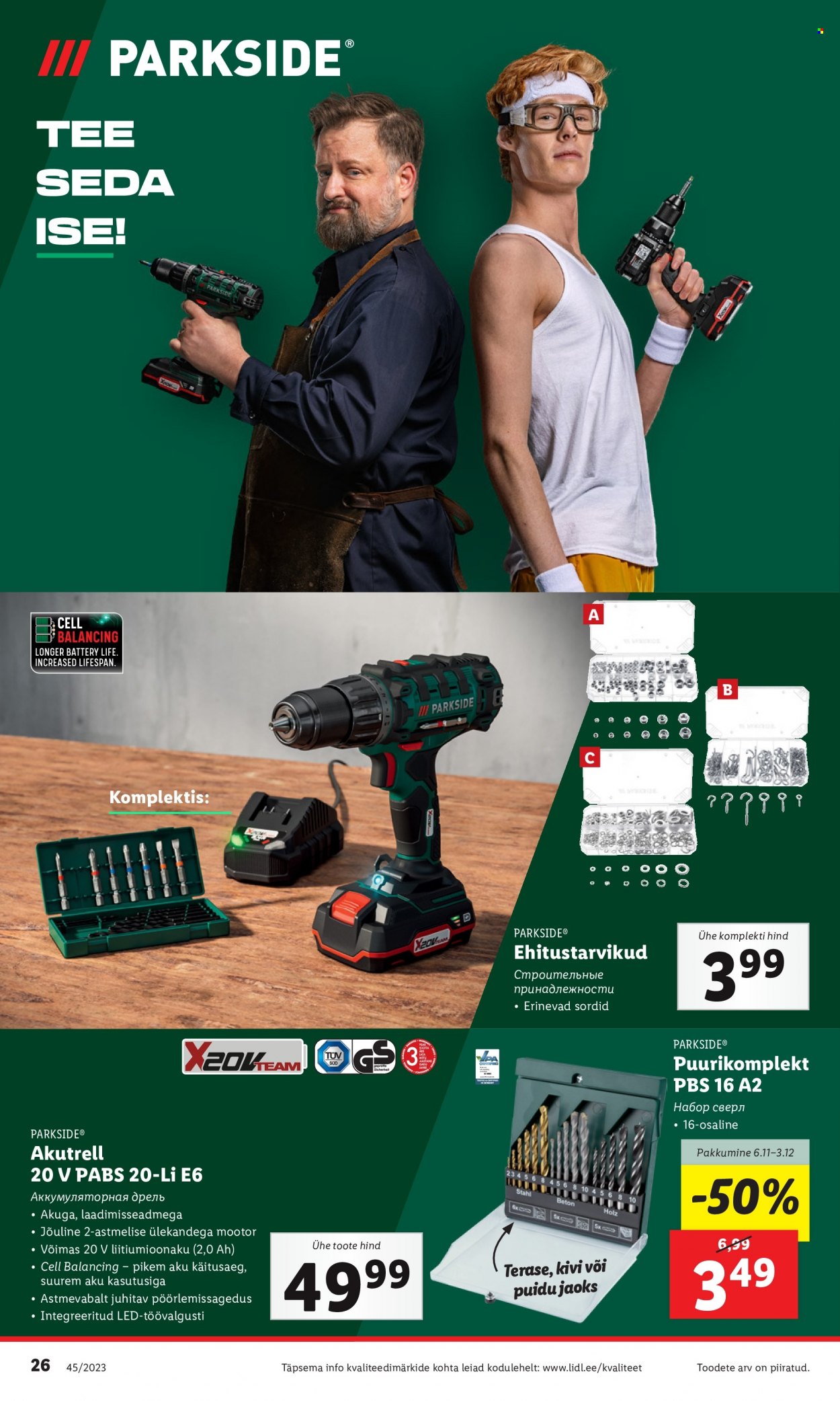 Lidl kliendileht - 06.11.2023 - 12.11.2023. Lehekülg 26