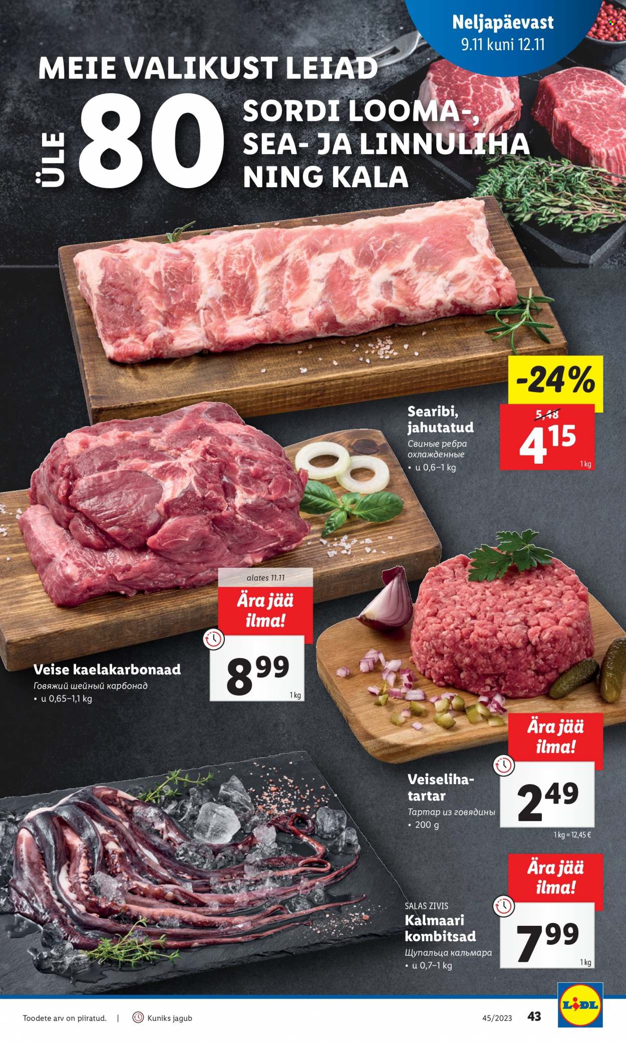 Lidl kliendileht - 06.11.2023 - 12.11.2023. Lehekülg 43