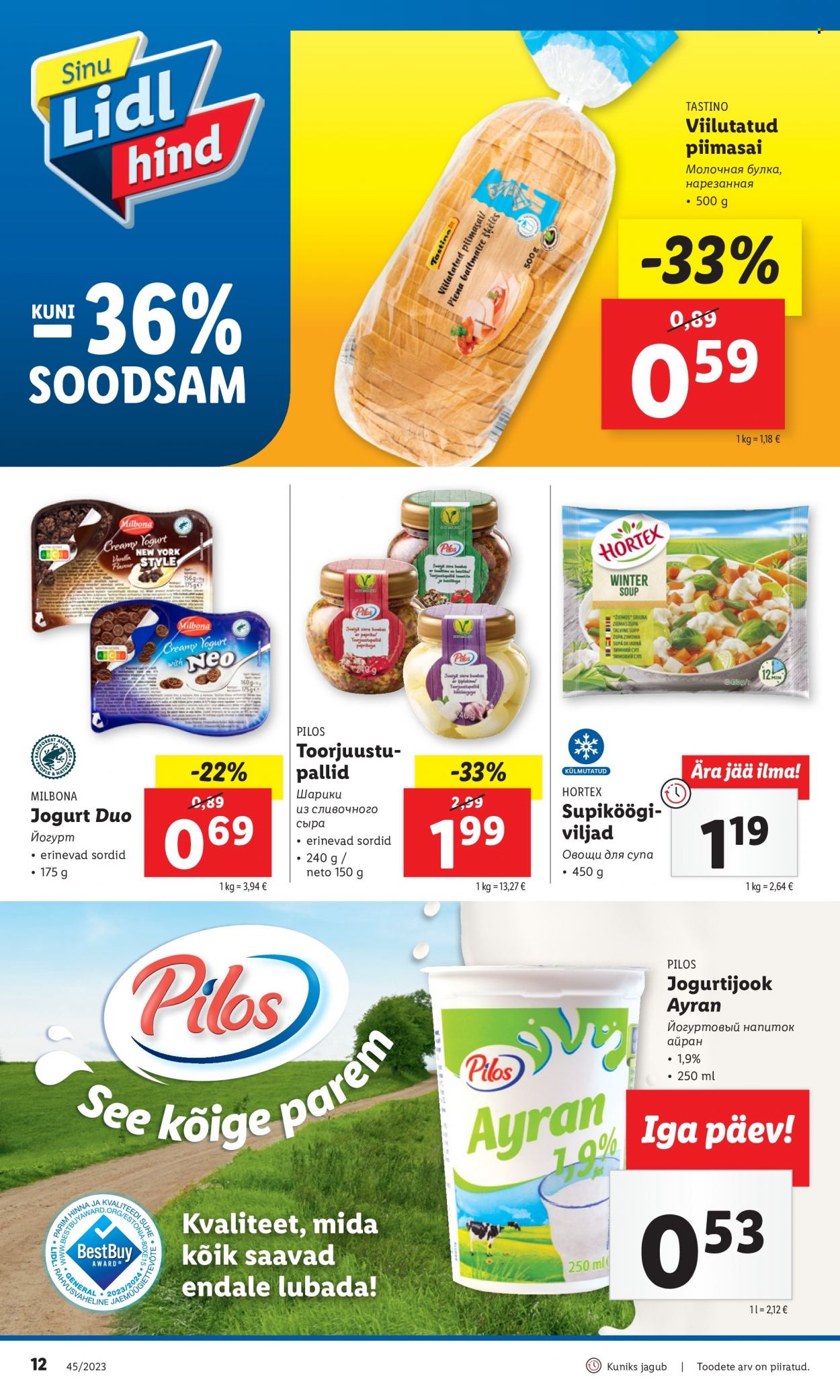 Lidl kliendileht - 09.11.2023 - 12.11.2023. Lehekülg 12