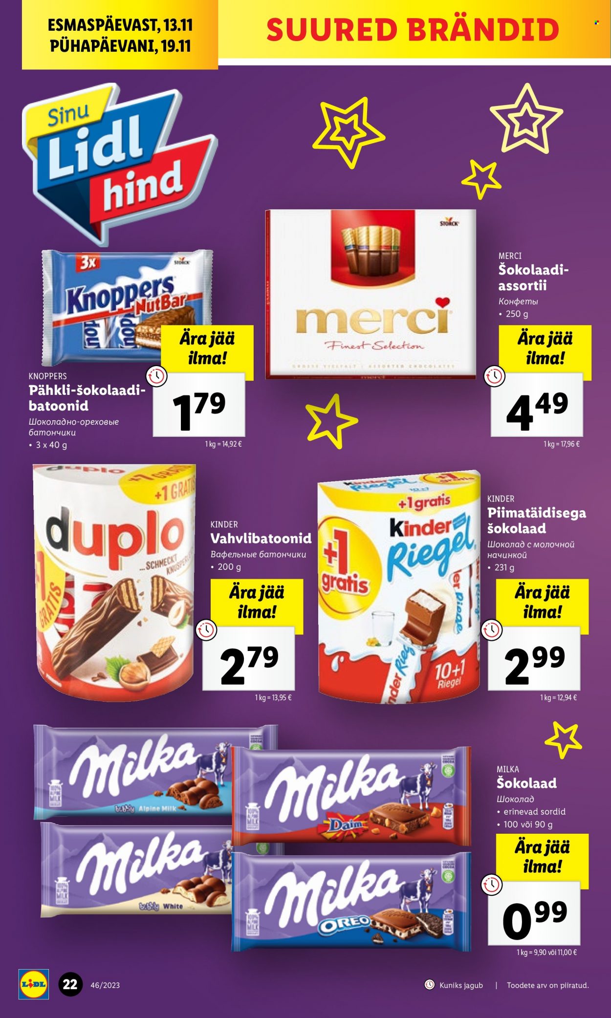 Lidl kliendileht - 13.11.2023 - 19.11.2023. Lehekülg 22