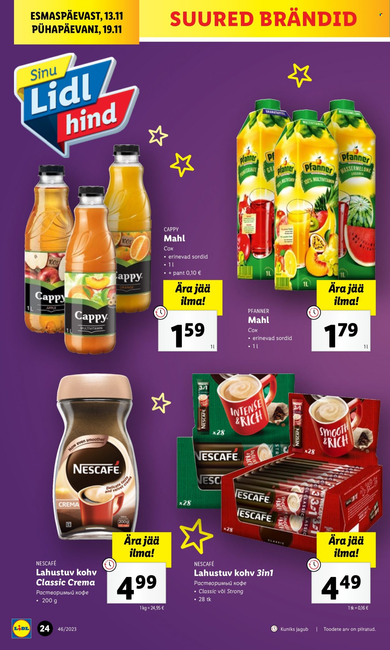 Lidl kliendileht - 13.11.2023 - 19.11.2023. Lehekülg 24