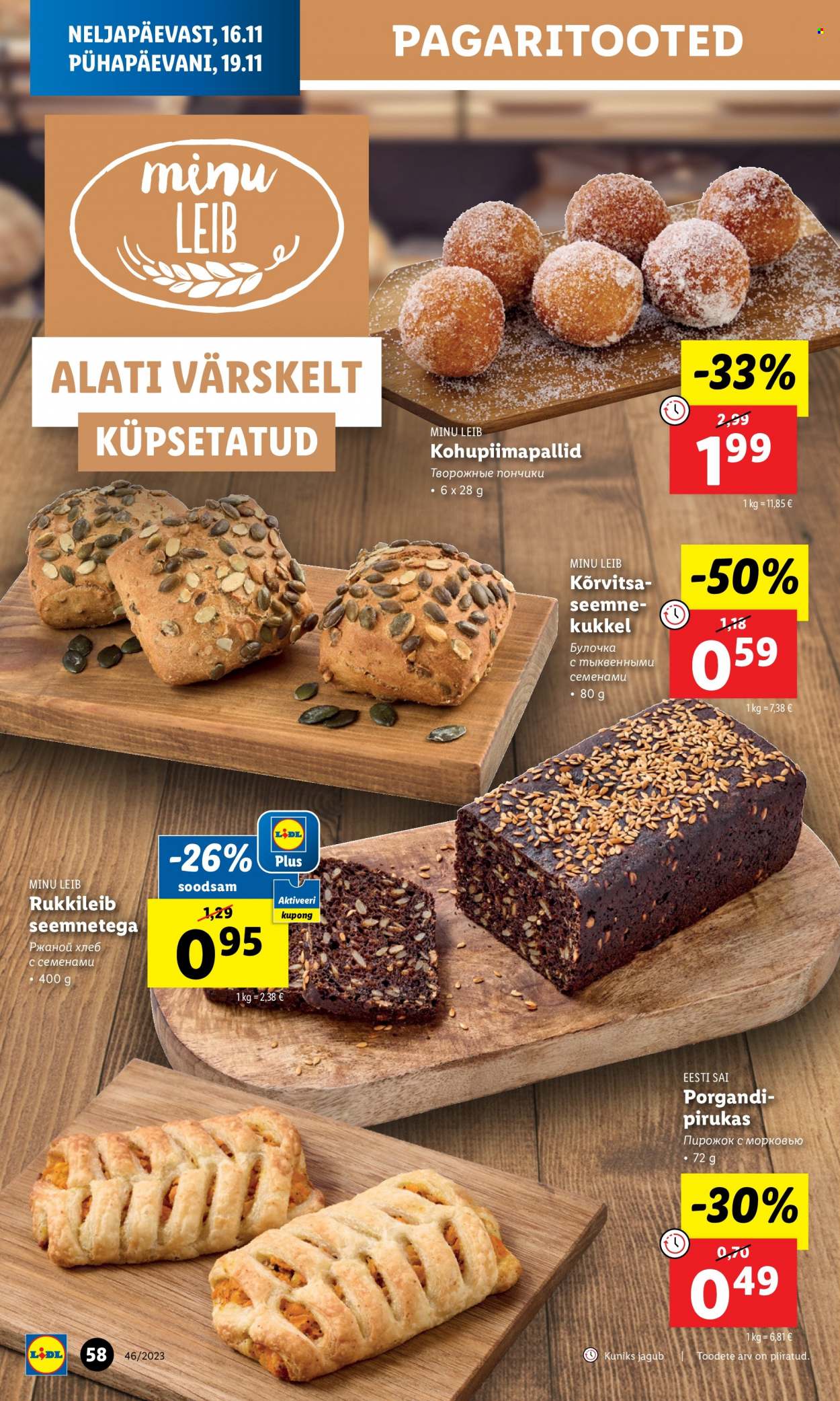 Lidl kliendileht - 13.11.2023 - 19.11.2023. Lehekülg 58