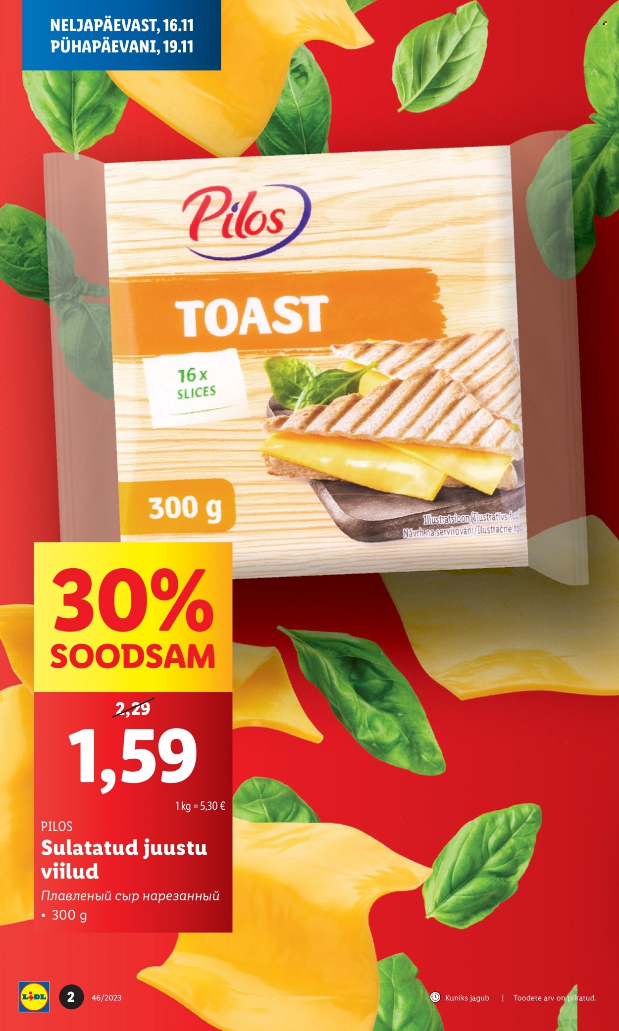 Lidl kliendileht - 16.11.2023 - 19.11.2023. Lehekülg 2