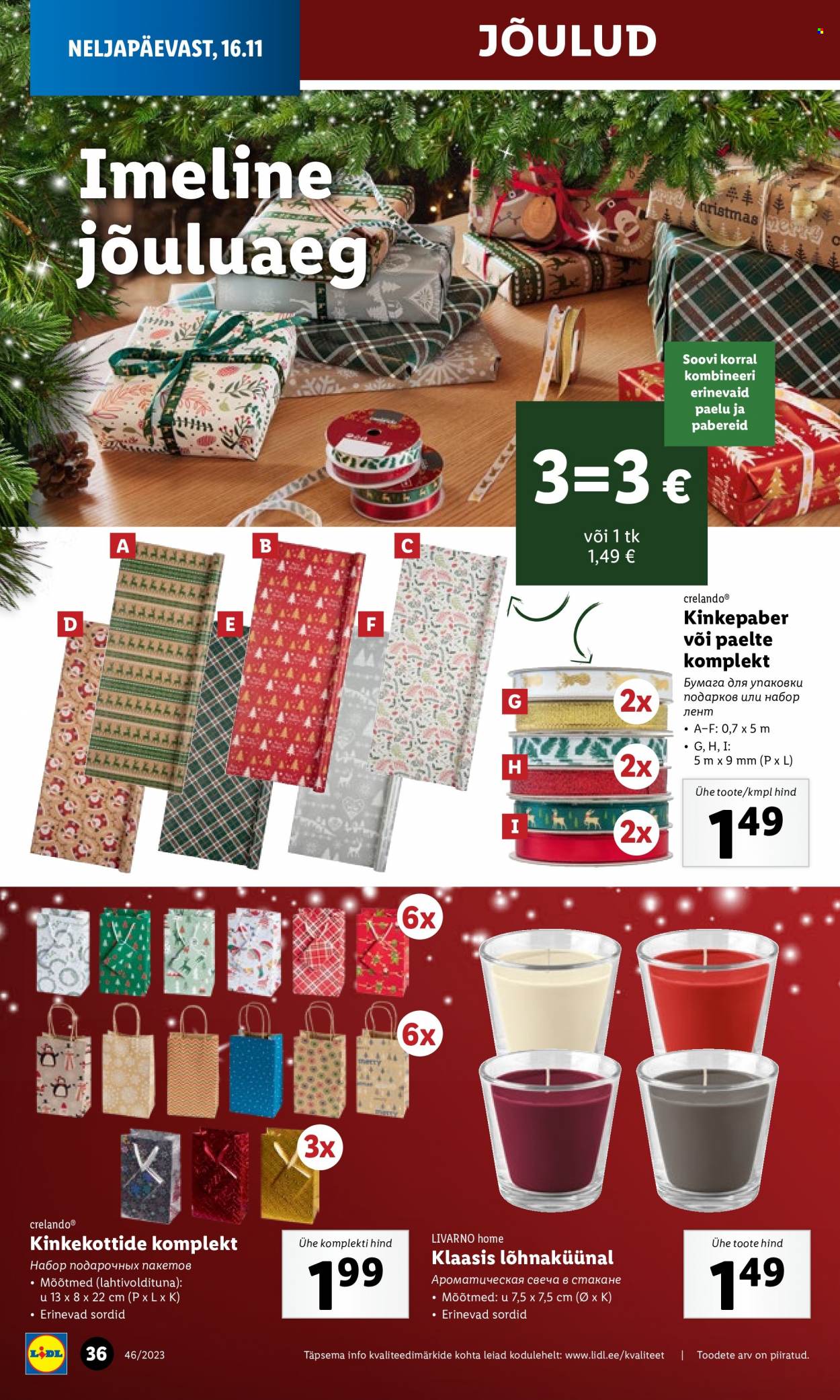 Lidl kliendileht - 16.11.2023 - 19.11.2023. Lehekülg 36