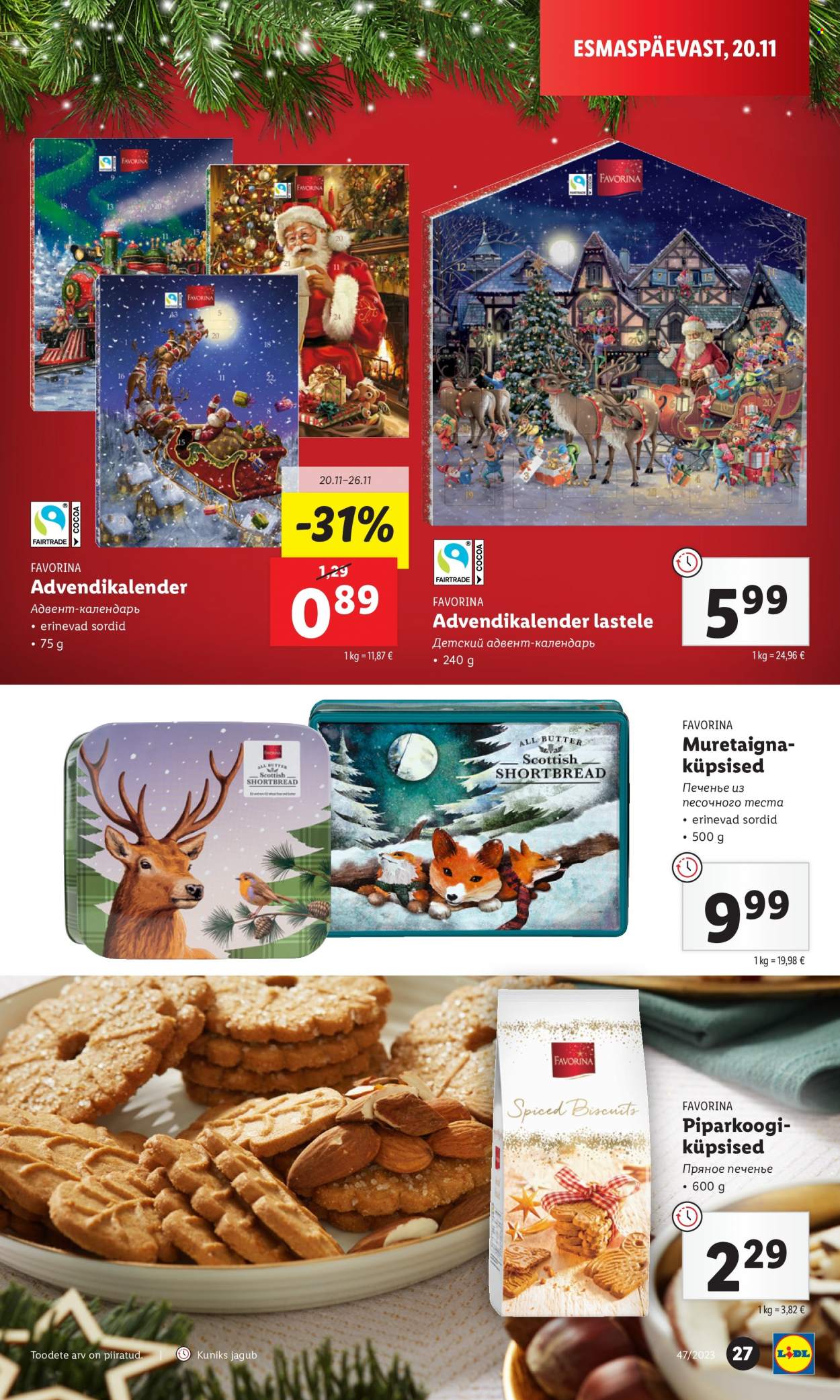 Lidl kliendileht - 20.11.2023 - 26.11.2023. Lehekülg 27