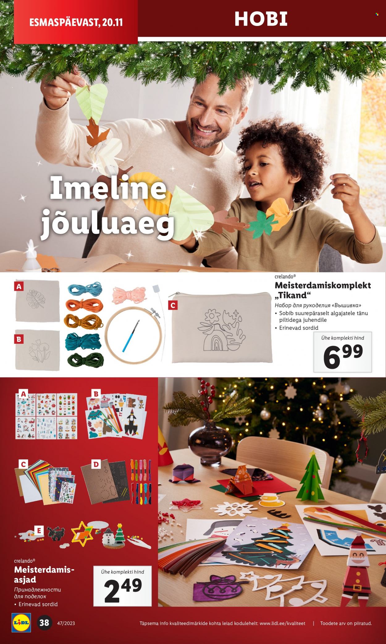 Lidl kliendileht - 20.11.2023 - 26.11.2023. Lehekülg 38