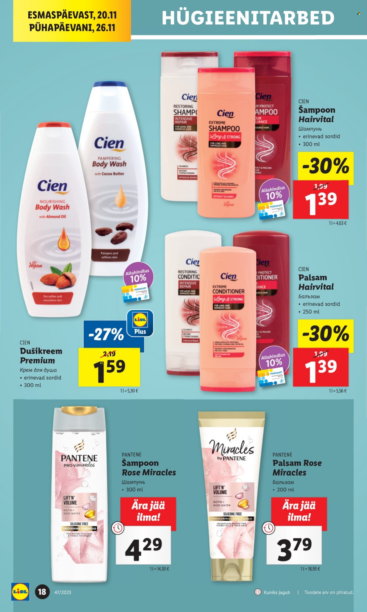 Lidl kliendileht - 22.11.2023 - 26.11.2023. Lehekülg 18