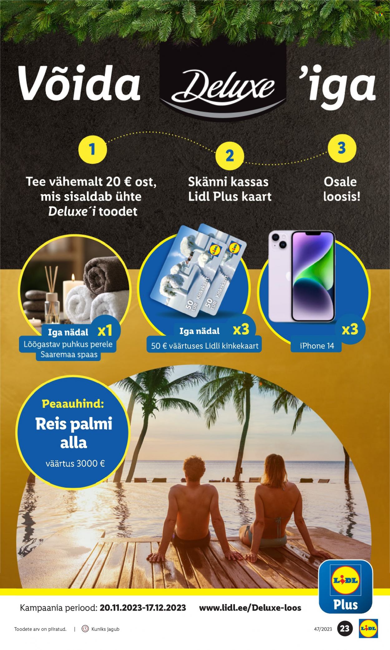 Lidl kliendileht - 22.11.2023 - 26.11.2023. Lehekülg 23