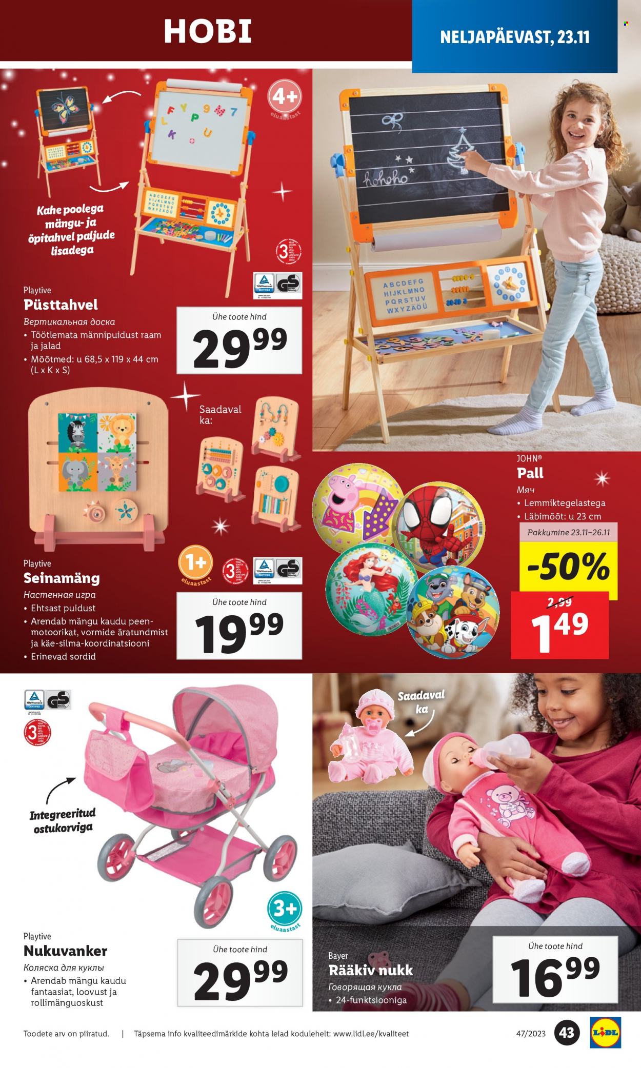 Lidl kliendileht - 22.11.2023 - 26.11.2023. Lehekülg 43
