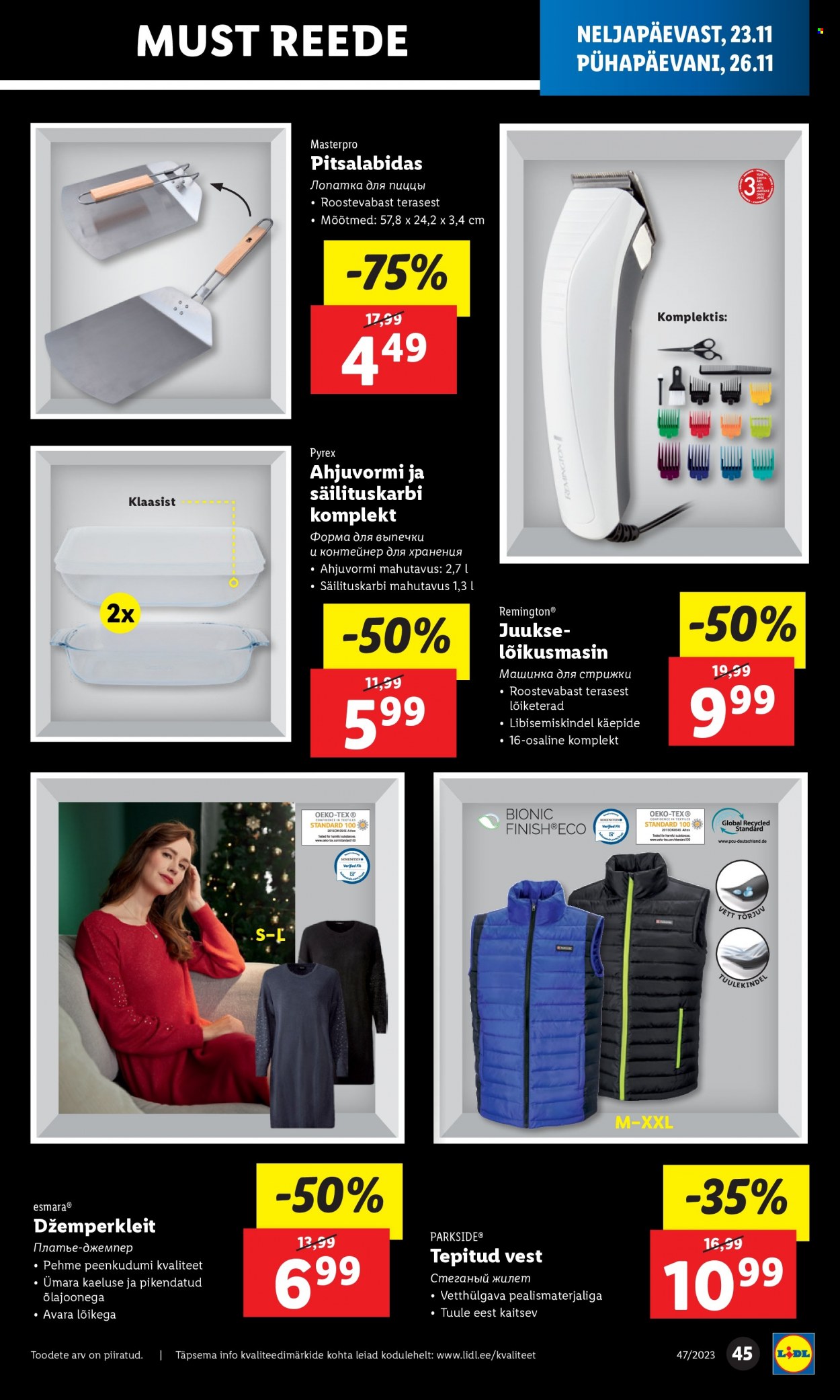 Lidl kliendileht - 22.11.2023 - 26.11.2023. Lehekülg 45