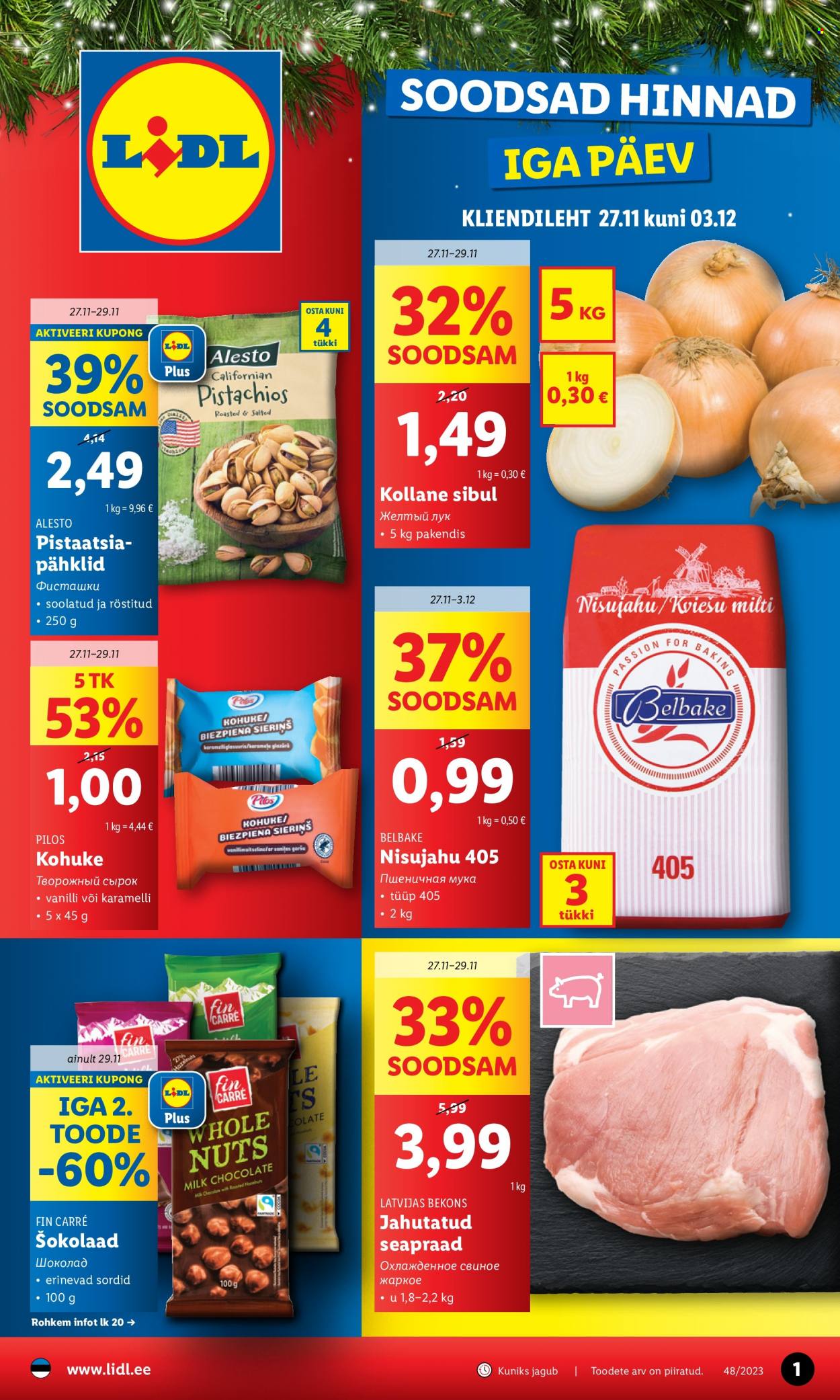 Lidl kliendileht - 27.11.2023 - 03.12.2023. Lehekülg 1