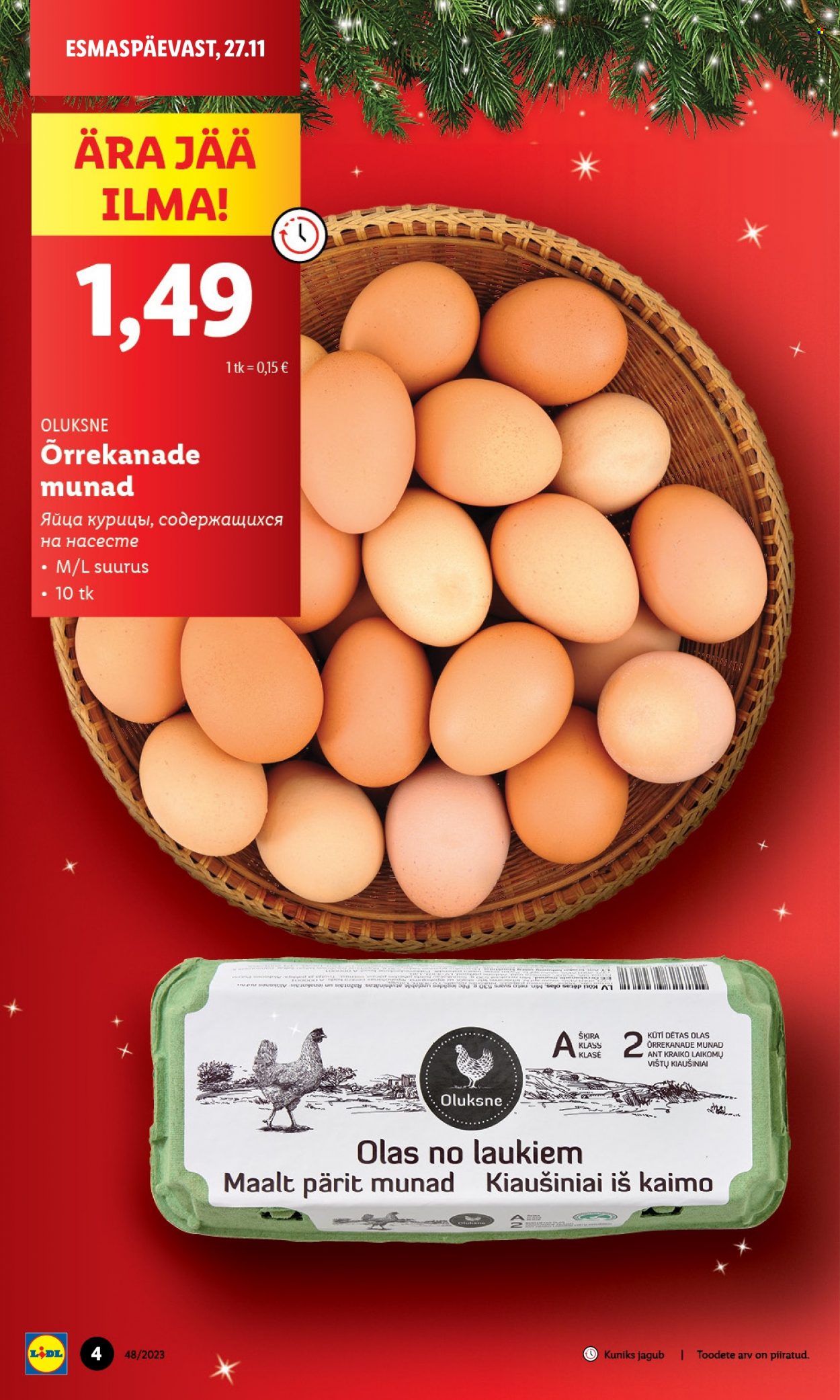 Lidl kliendileht - 27.11.2023 - 03.12.2023. Lehekülg 4
