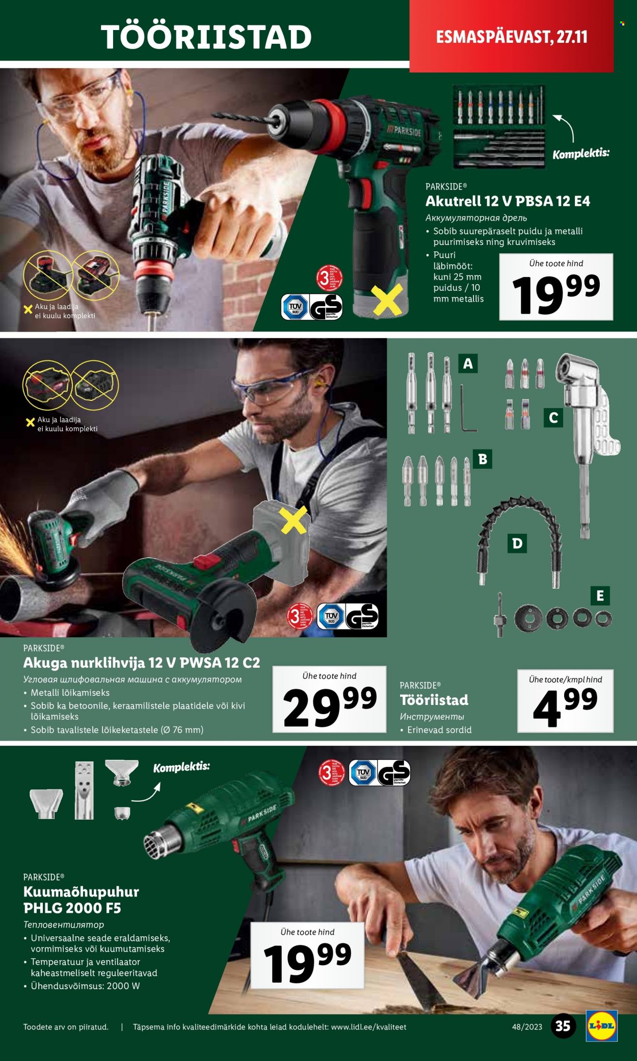 Lidl kliendileht - 27.11.2023 - 03.12.2023. Lehekülg 35