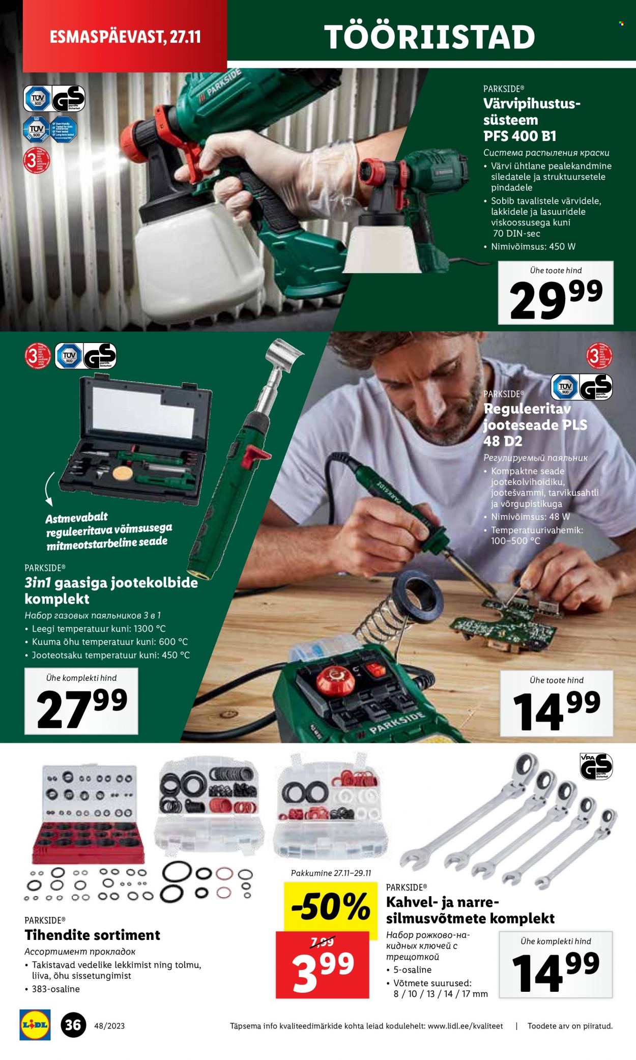 Lidl kliendileht - 27.11.2023 - 03.12.2023. Lehekülg 36
