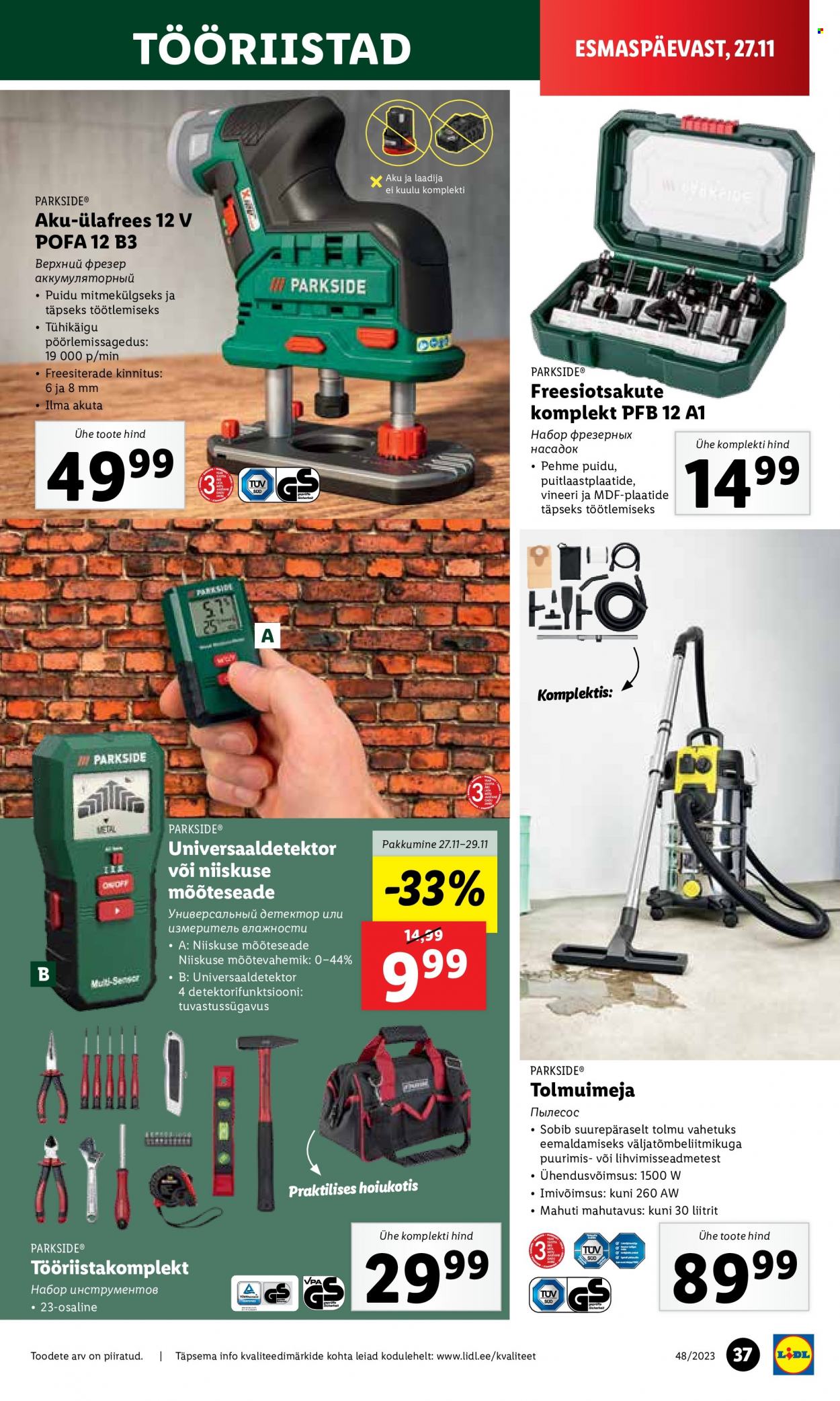 Lidl kliendileht - 27.11.2023 - 03.12.2023. Lehekülg 37