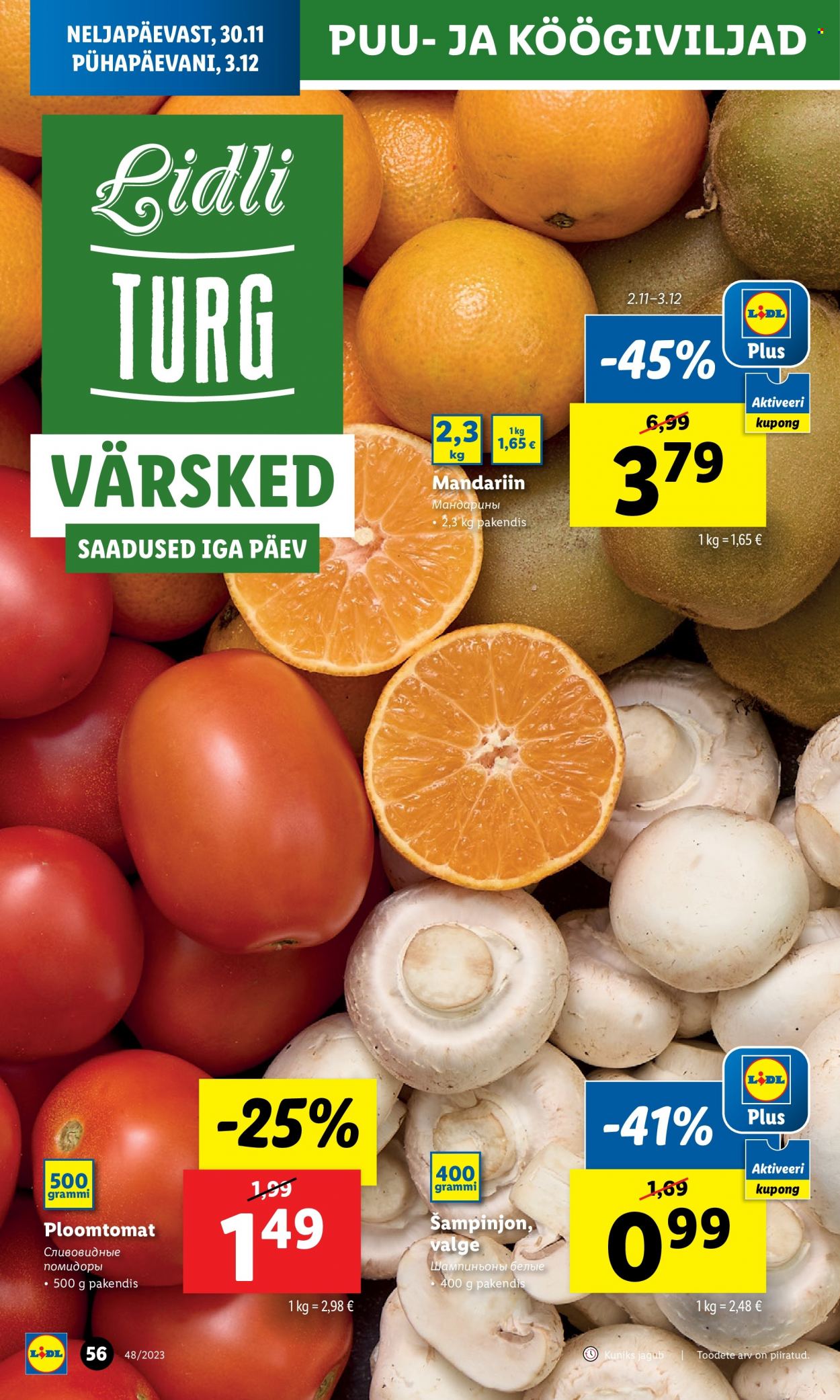 Lidl kliendileht - 27.11.2023 - 03.12.2023. Lehekülg 56