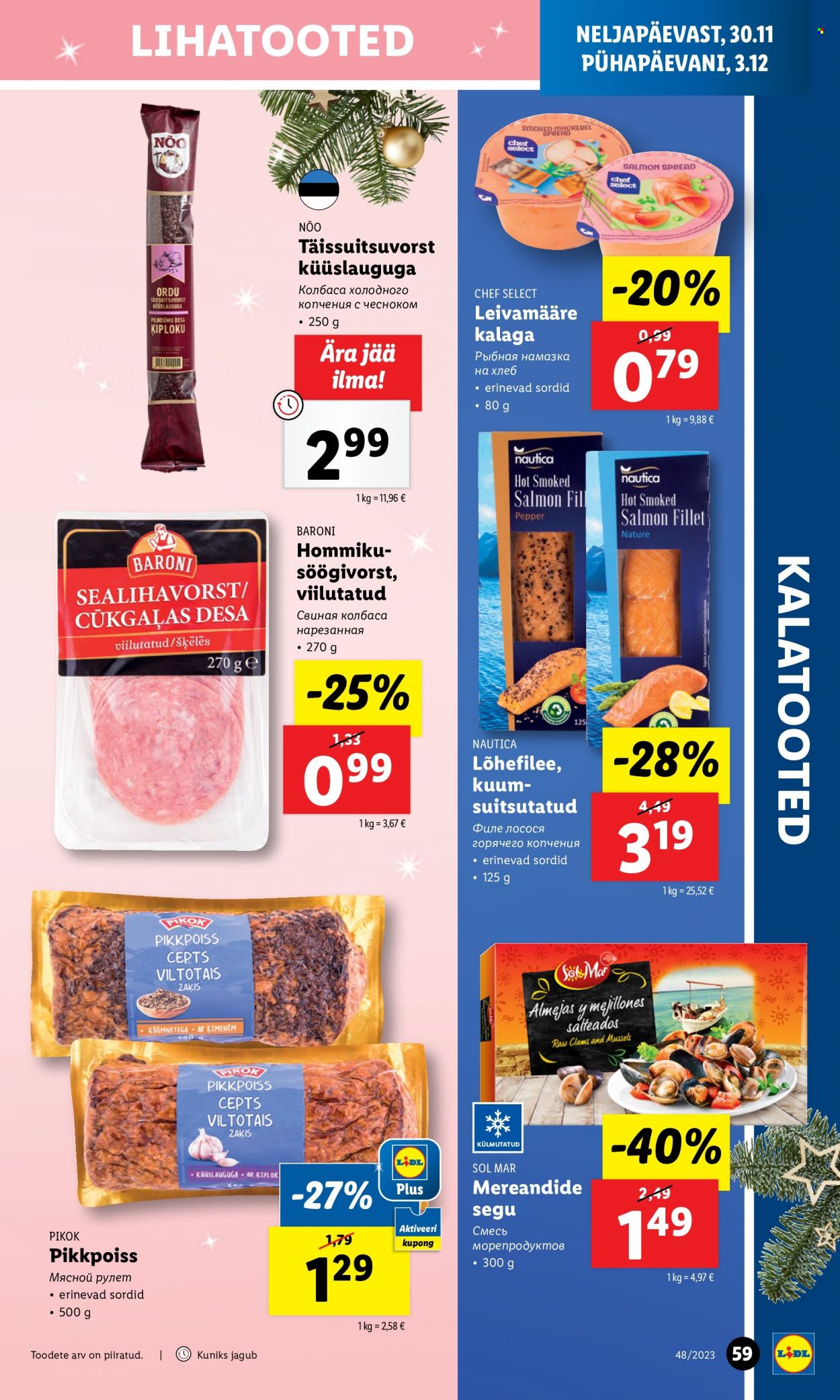 Lidl kliendileht - 27.11.2023 - 03.12.2023. Lehekülg 59