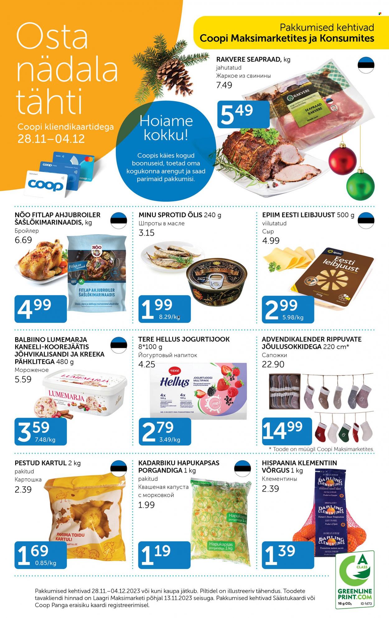 Coop kliendileht - 28.11.2023 - 04.12.2023. Lehekülg 1