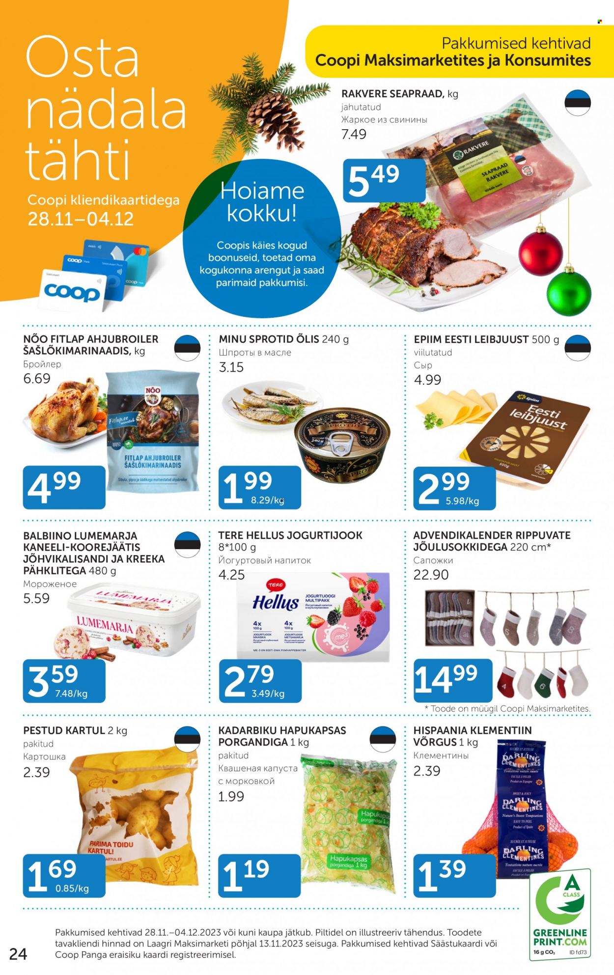 Coop kliendileht - 28.11.2023 - 11.12.2023. Lehekülg 24