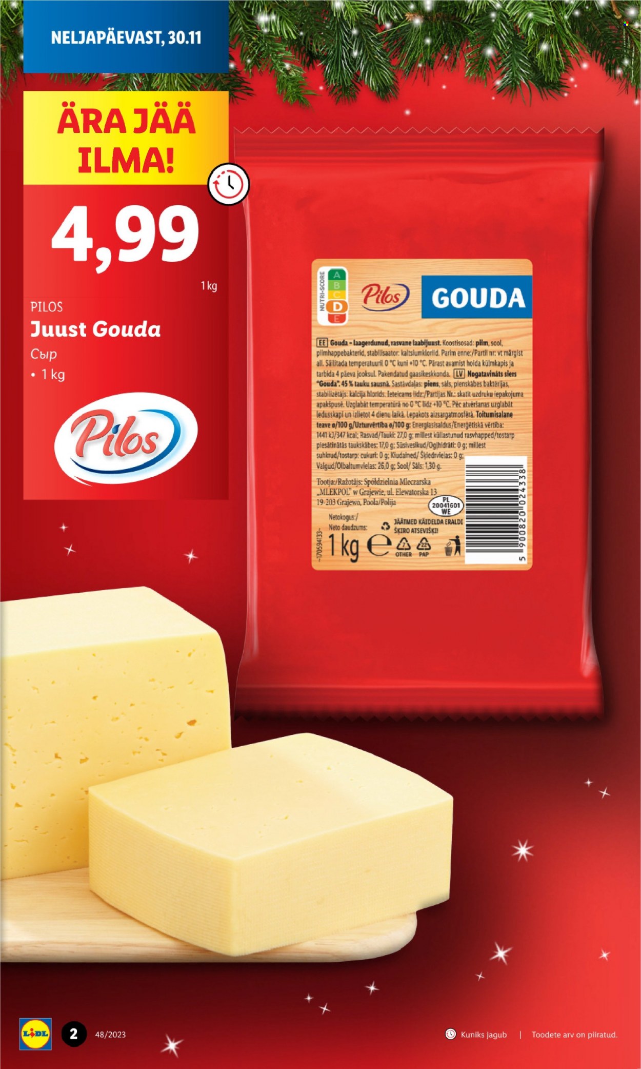 Lidl kliendileht - 30.11.2023 - 03.12.2023. Lehekülg 2