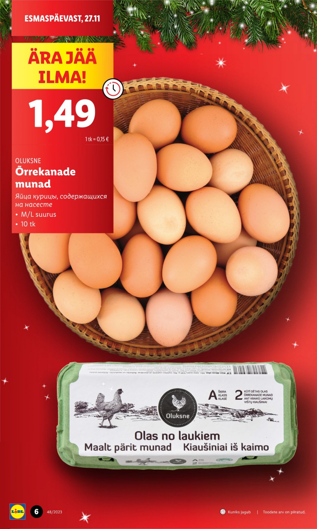 Lidl kliendileht - 30.11.2023 - 03.12.2023. Lehekülg 6