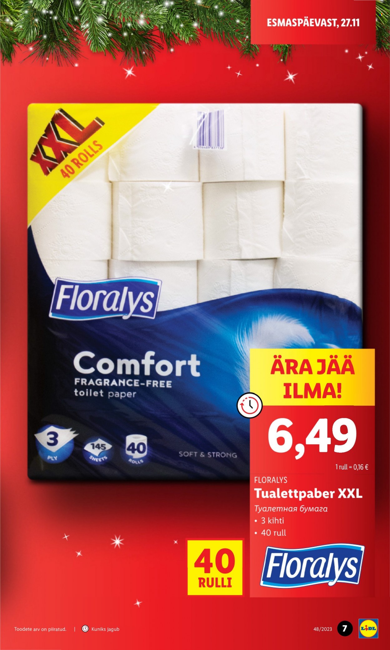 Lidl kliendileht - 30.11.2023 - 03.12.2023. Lehekülg 7