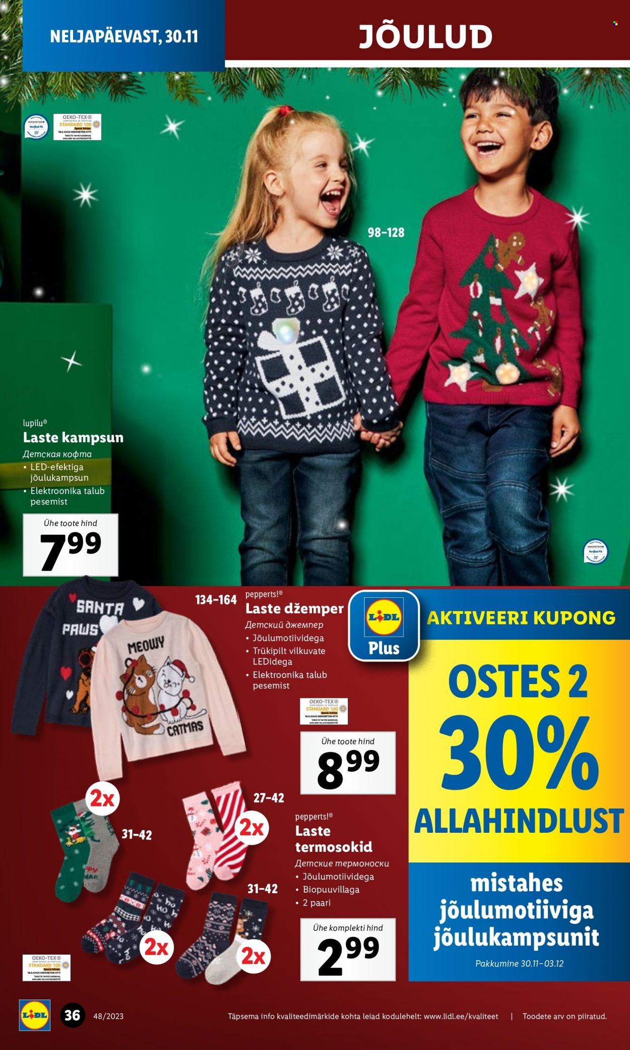 Lidl kliendileht - 30.11.2023 - 03.12.2023. Lehekülg 36