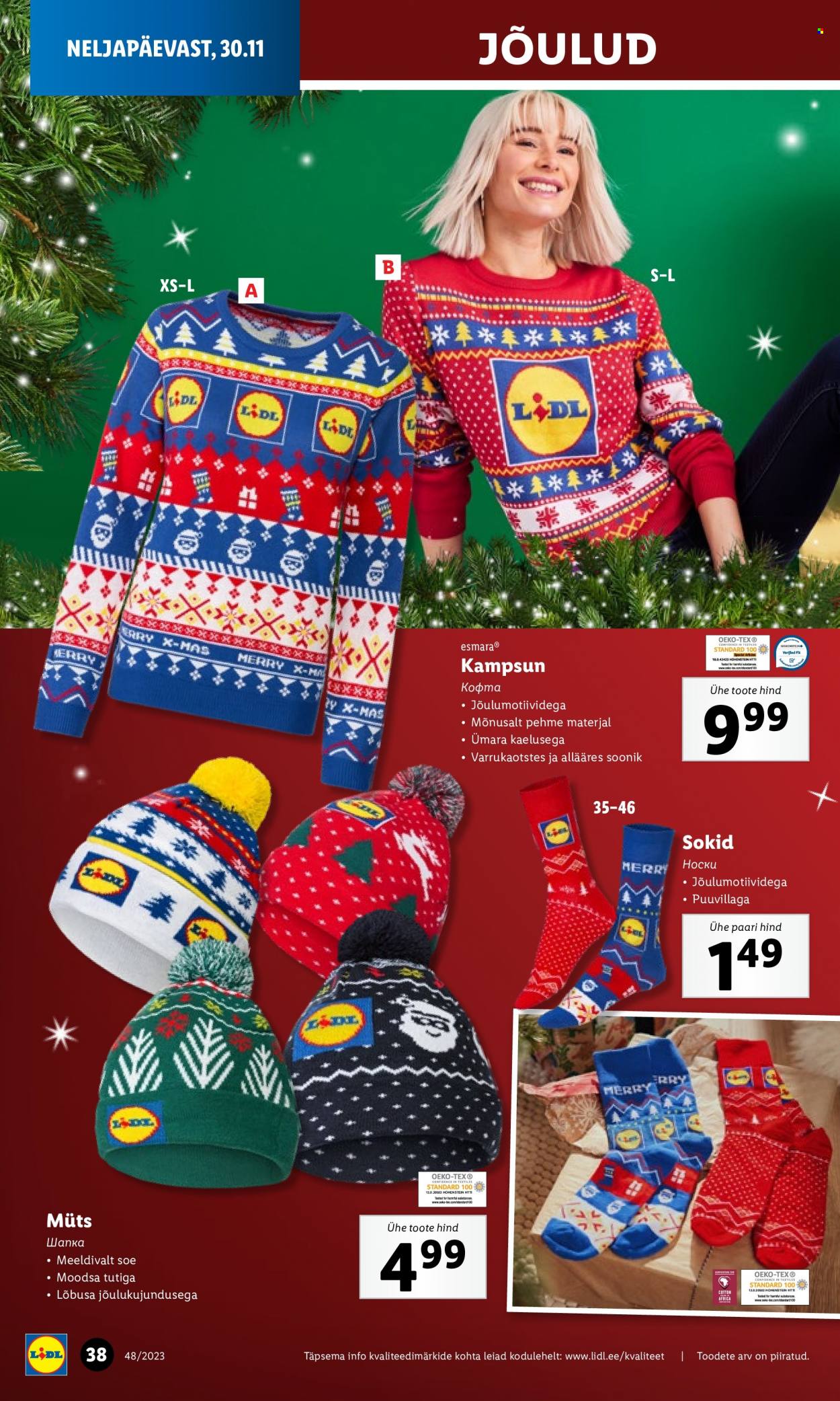 Lidl kliendileht - 30.11.2023 - 03.12.2023. Lehekülg 38