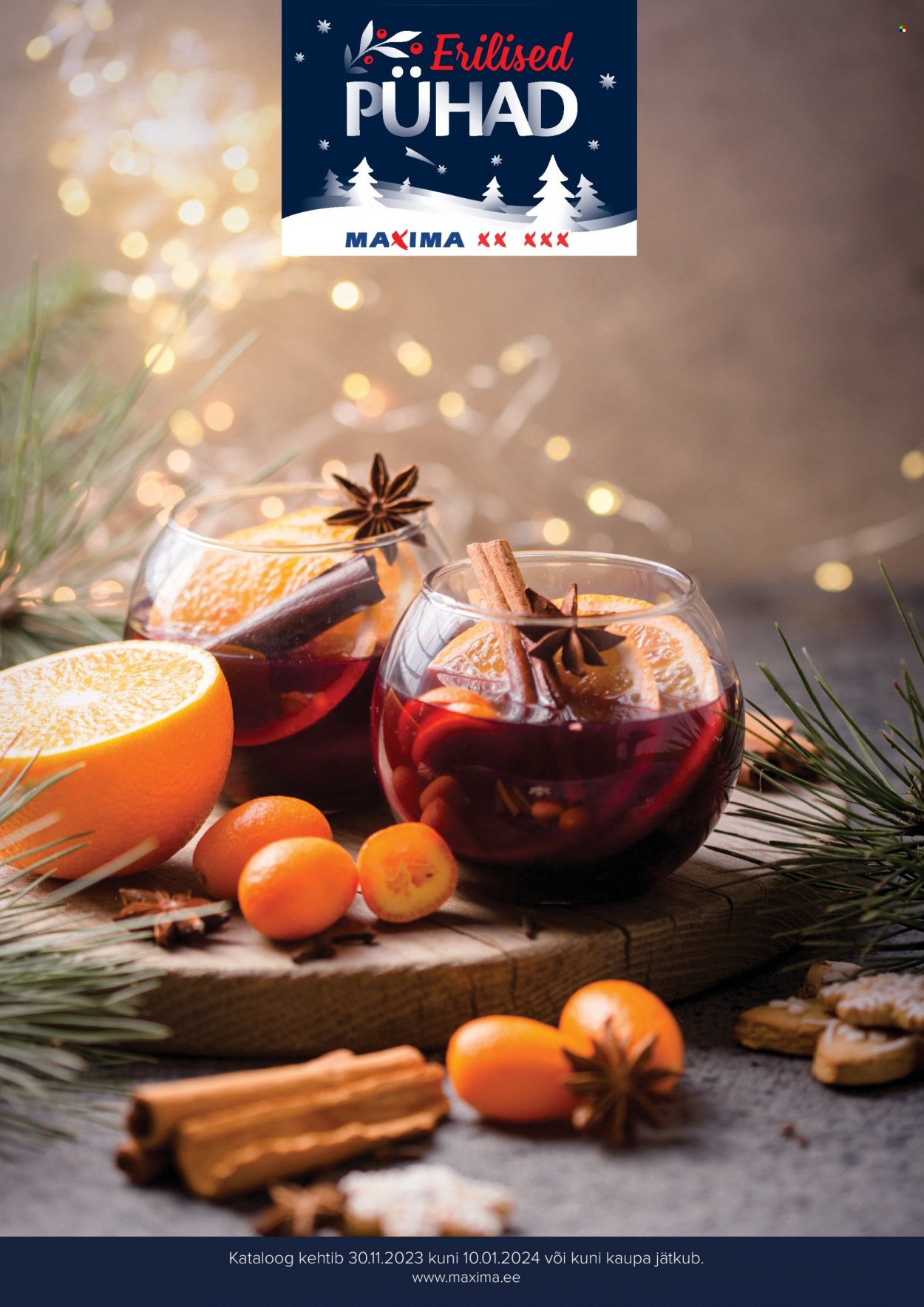 Maxima kliendileht - 30.11.2023 - 10.01.2024. Lehekülg 1