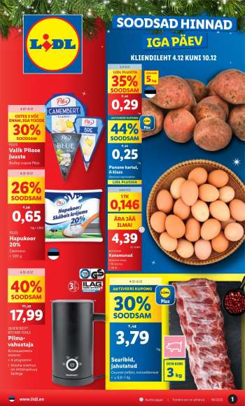 Kaupluse Lidl kliendileht - 04.12.2023 - 10.12.2023.