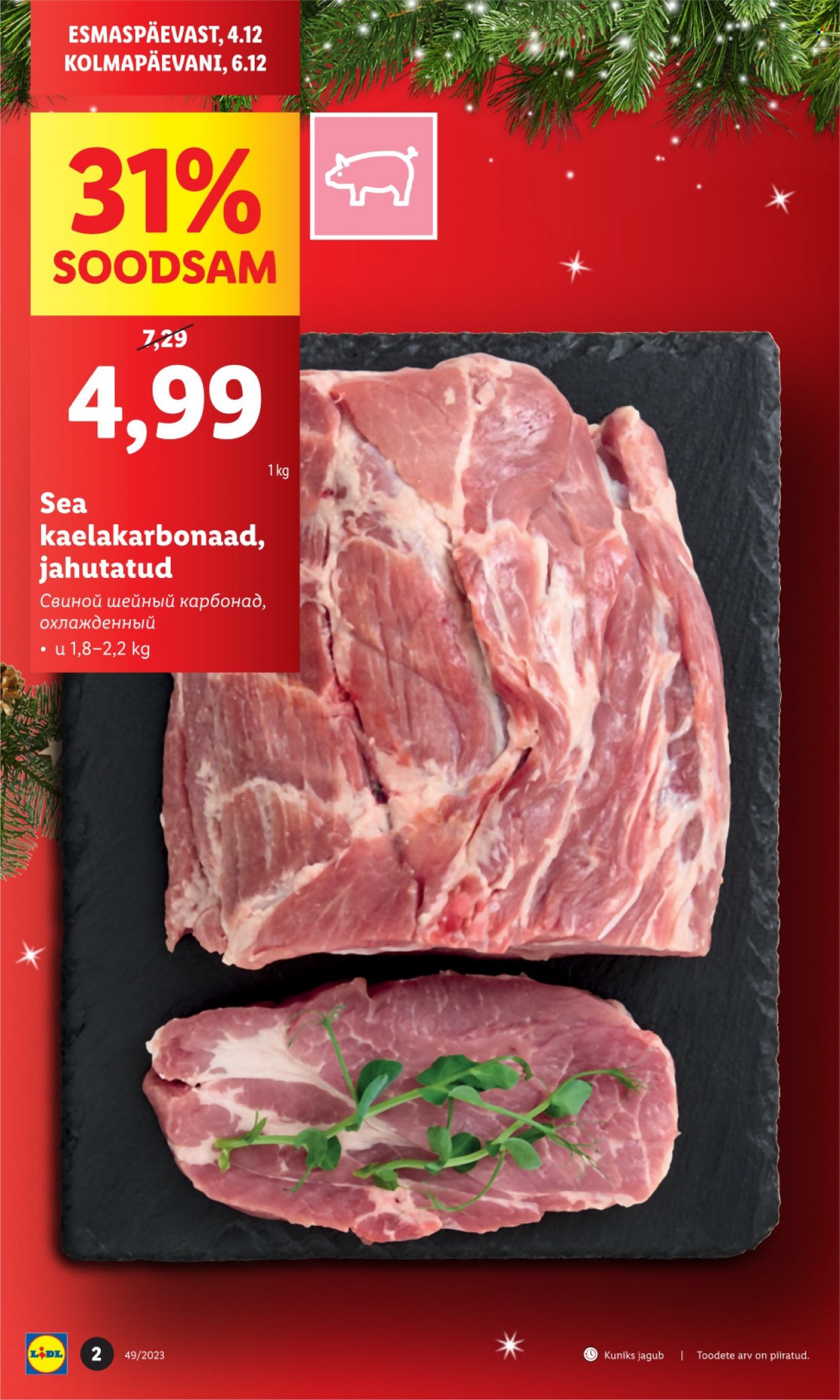 Lidl kliendileht - 04.12.2023 - 10.12.2023. Lehekülg 2