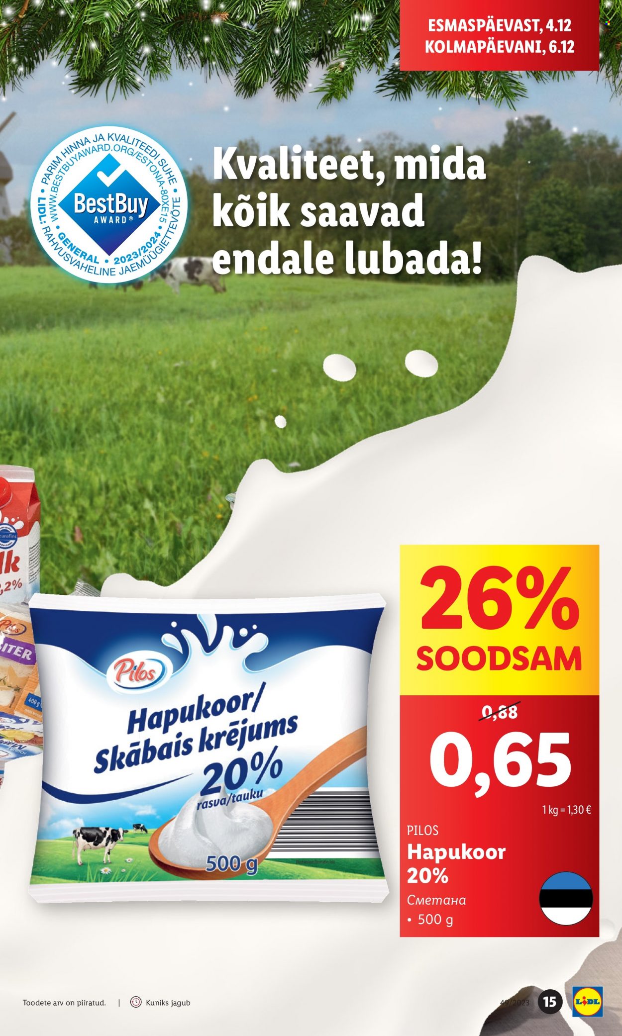 Lidl kliendileht - 04.12.2023 - 10.12.2023. Lehekülg 15