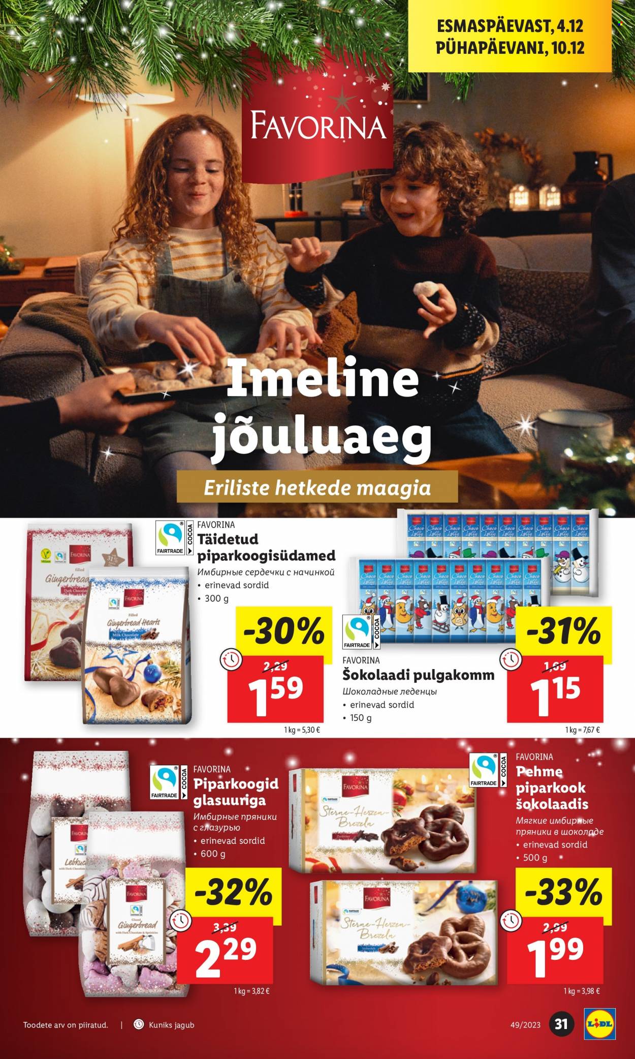 Lidl kliendileht - 04.12.2023 - 10.12.2023. Lehekülg 31