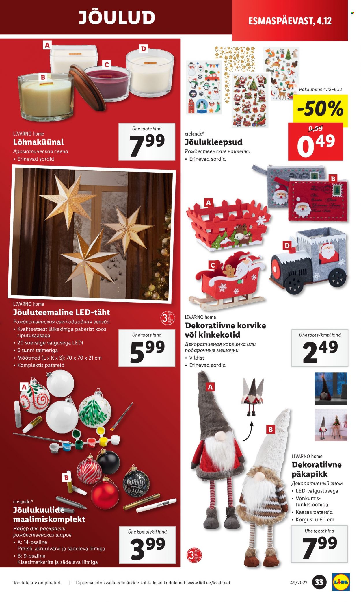 Lidl kliendileht - 04.12.2023 - 10.12.2023. Lehekülg 33