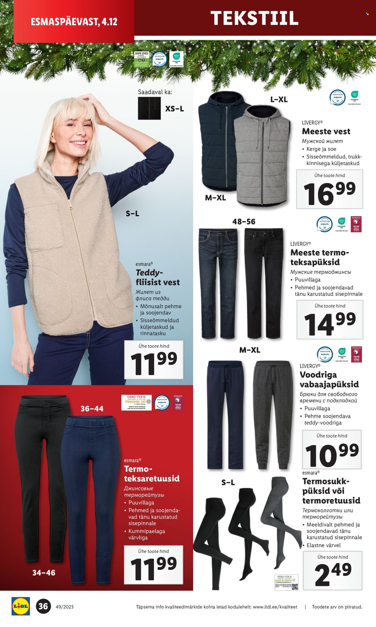 Lidl kliendileht - 04.12.2023 - 10.12.2023. Lehekülg 36