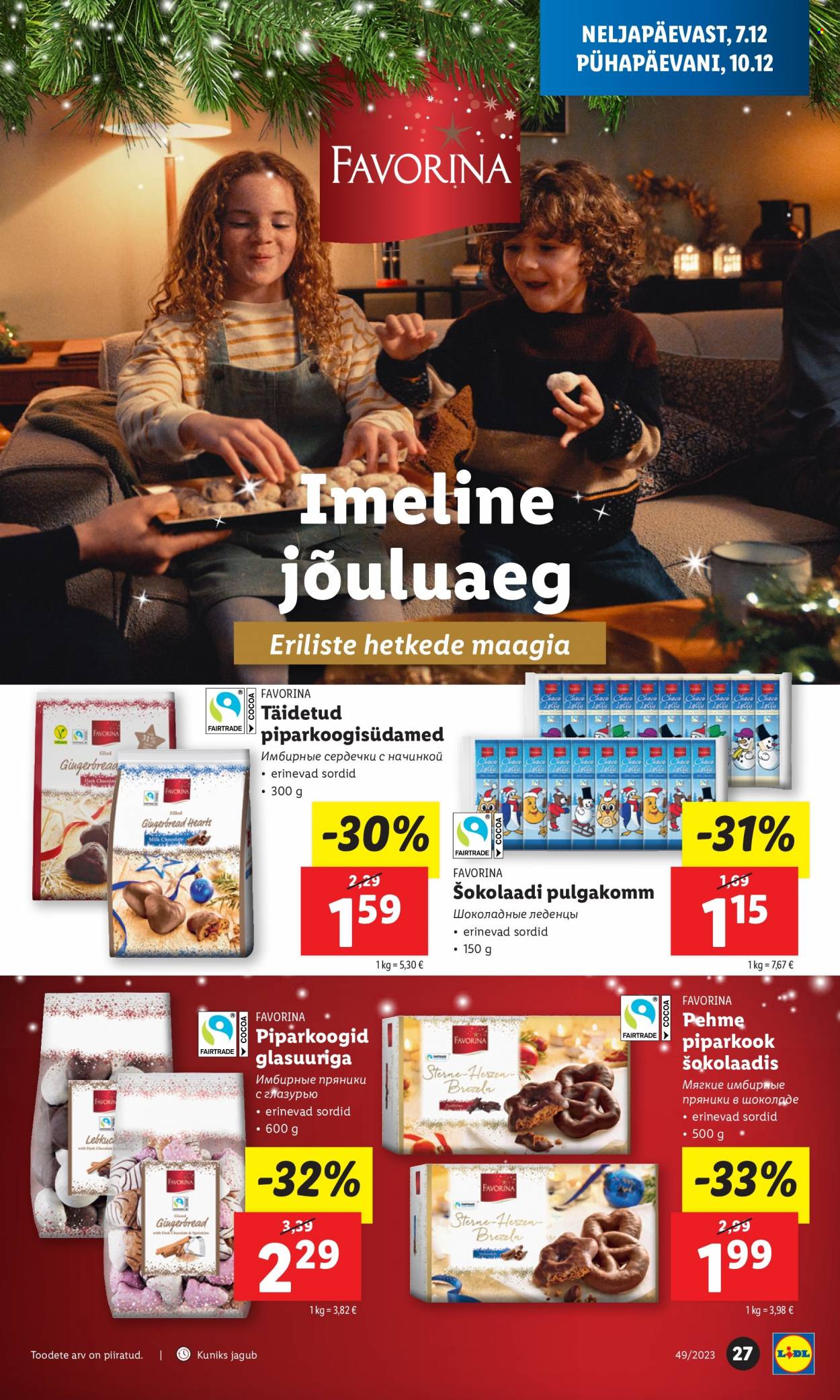 Lidl kliendileht - 07.12.2023 - 10.12.2023. Lehekülg 27