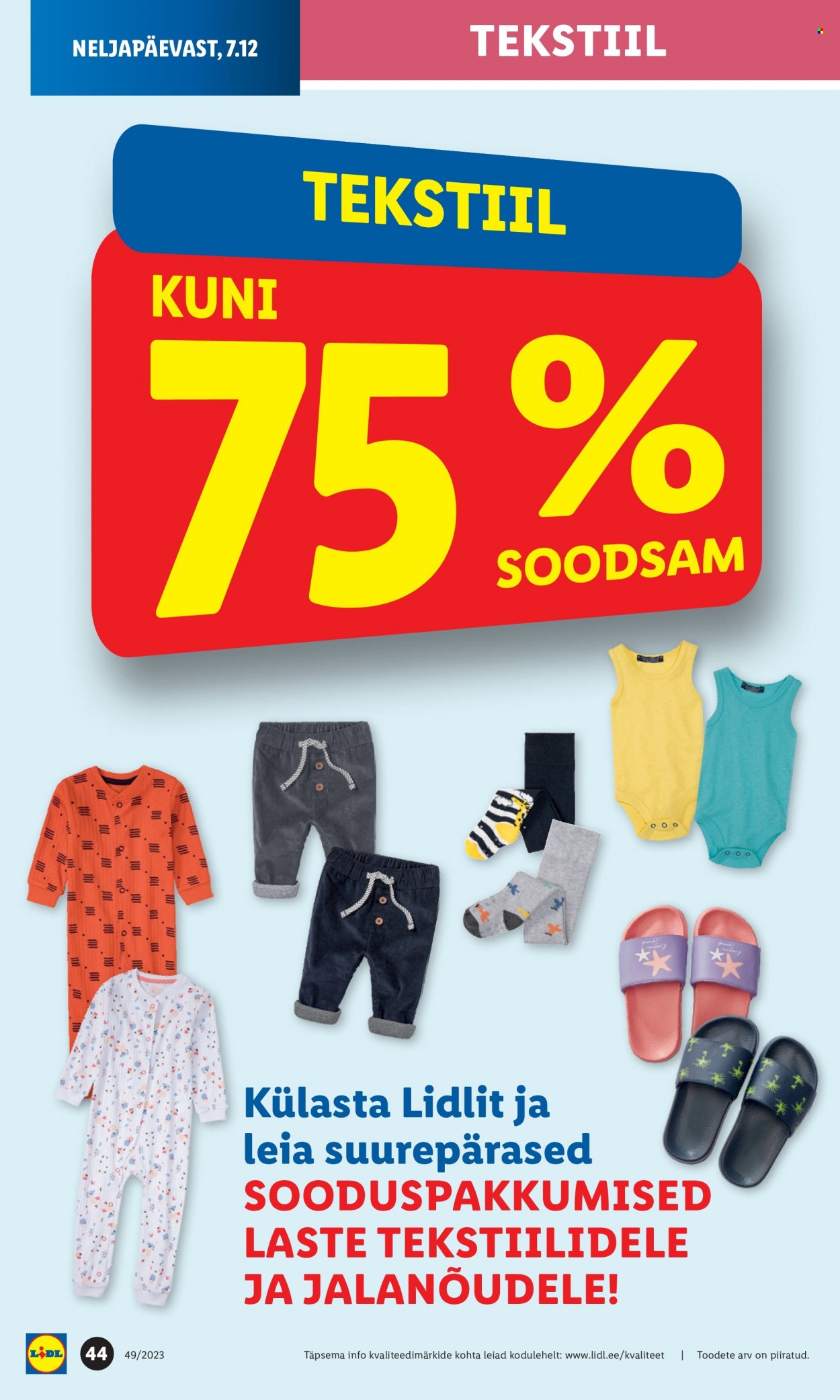 Lidl kliendileht - 07.12.2023 - 10.12.2023. Lehekülg 44